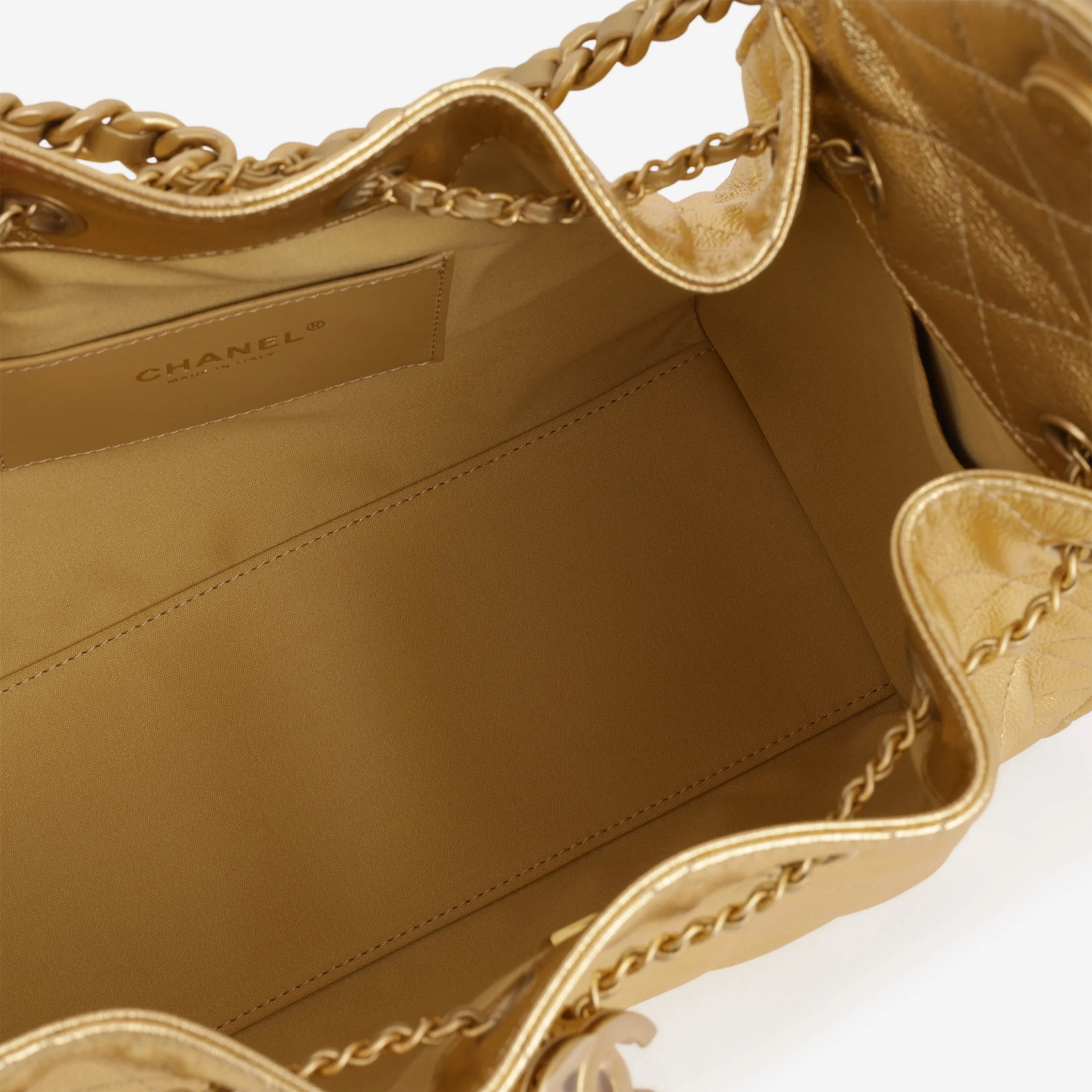 Chanel Small 25 Hobo - Gold Caviar | Gold Hardware - Image 5