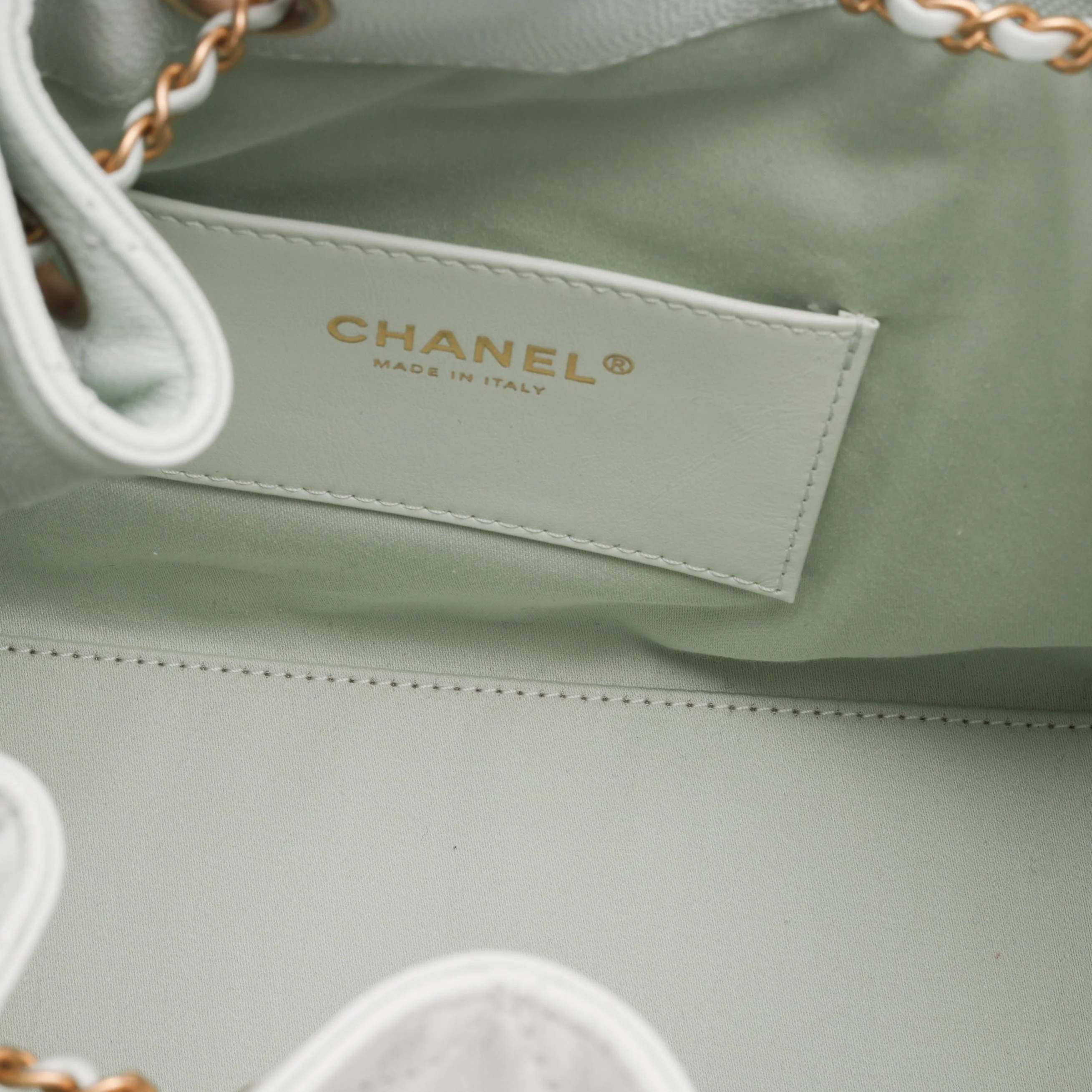 Chanel Small 25 Hobo - Mint Caviar | Gold Hardware - Image 6