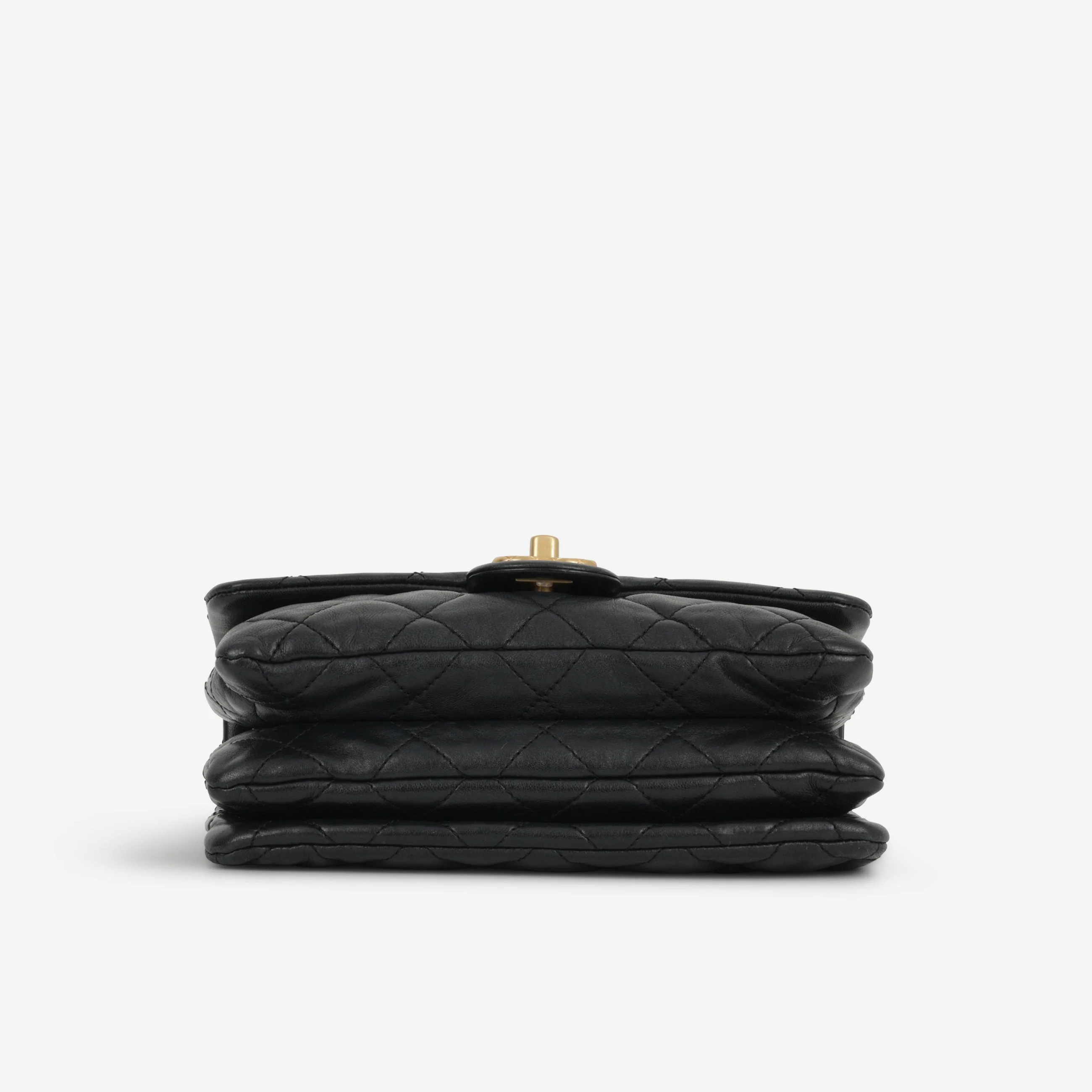 Chanel Small All Slide Adjustable Chain Flap - Black Lambskin | Gold Hardware - Image 4