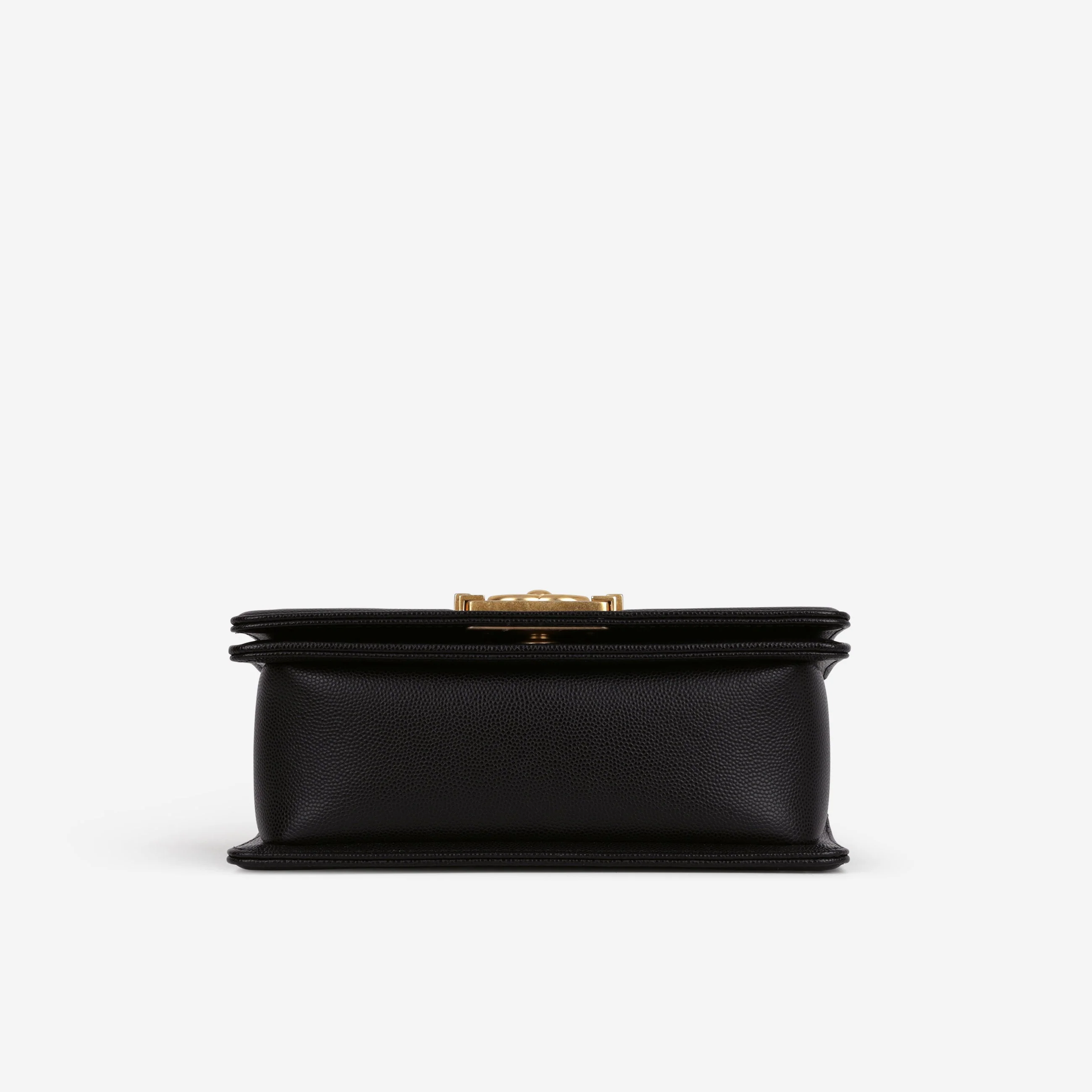 Chanel Small Boy Bag - Black Caviar | Gold Hardware - Image 4