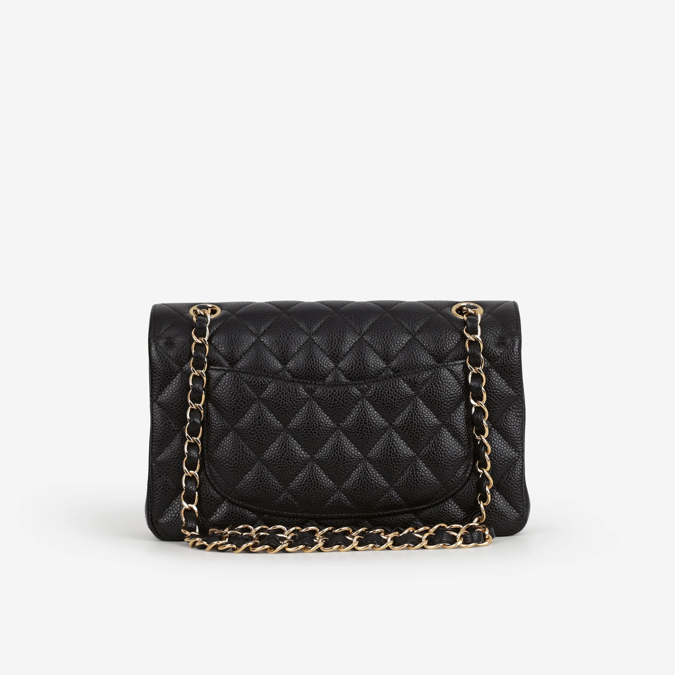 Chanel Small Classic Flap - Black Caviar | Gold Hardware - Image 3