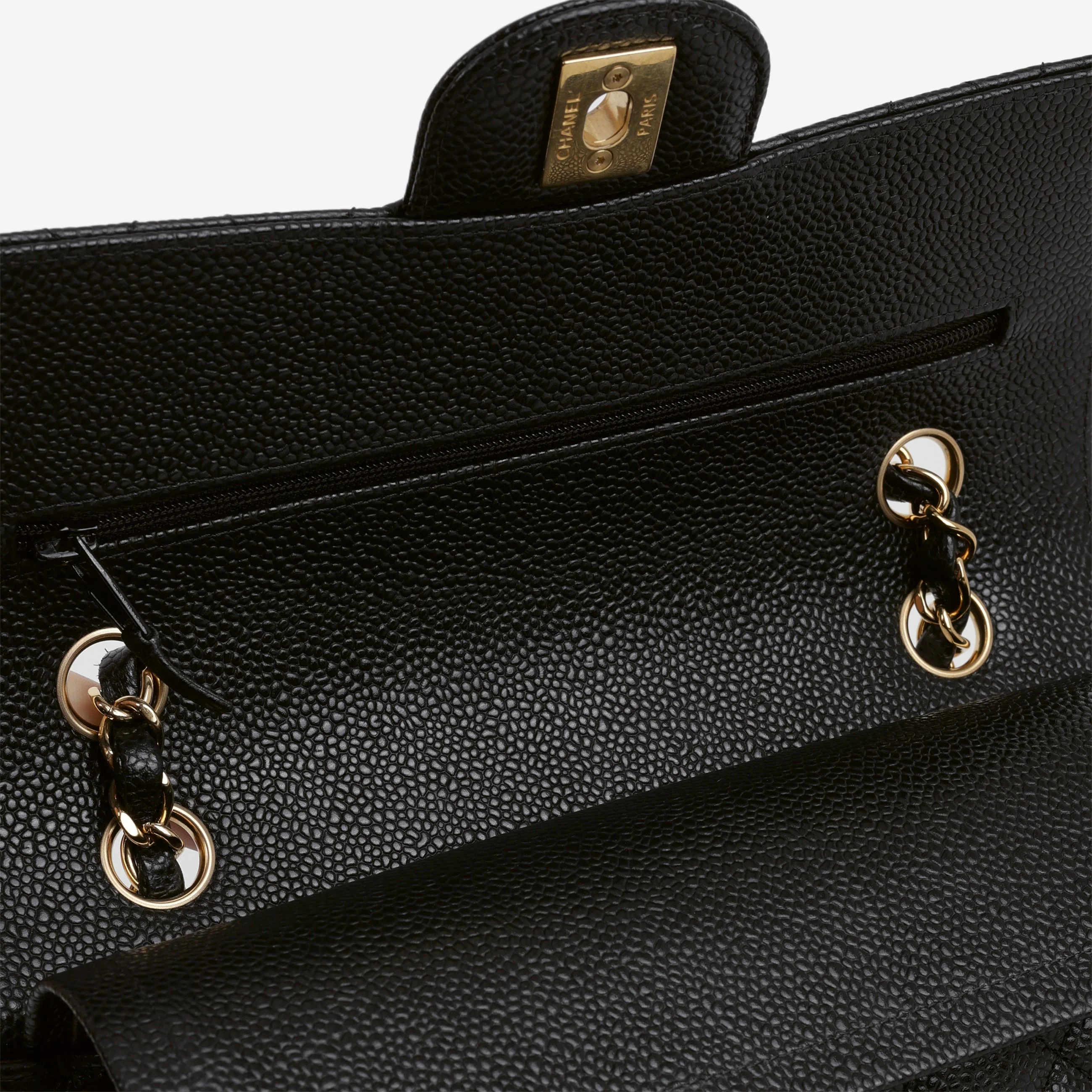 Chanel Small Classic Flap - Black Caviar | Gold Hardware - Image 5
