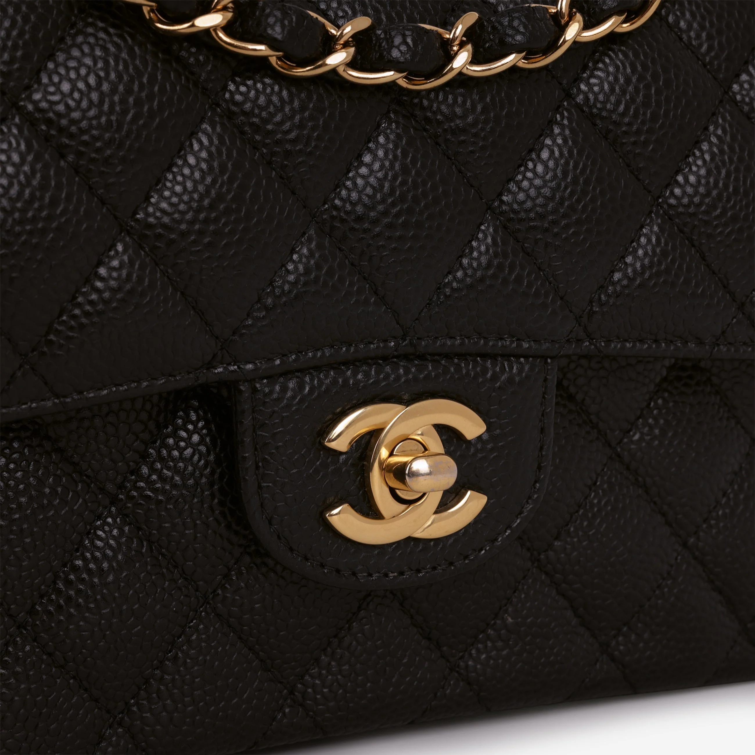 Chanel Small Classic Flap - Black Caviar | Gold Hardware - Image 8