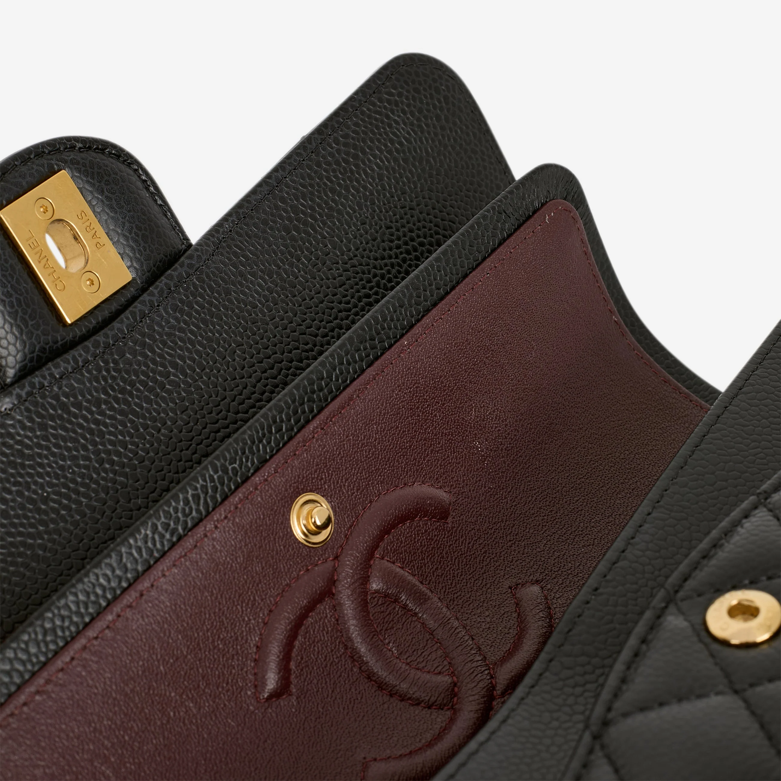 Chanel Small Classic Flap - Black Caviar | Gold Hardware - Image 10