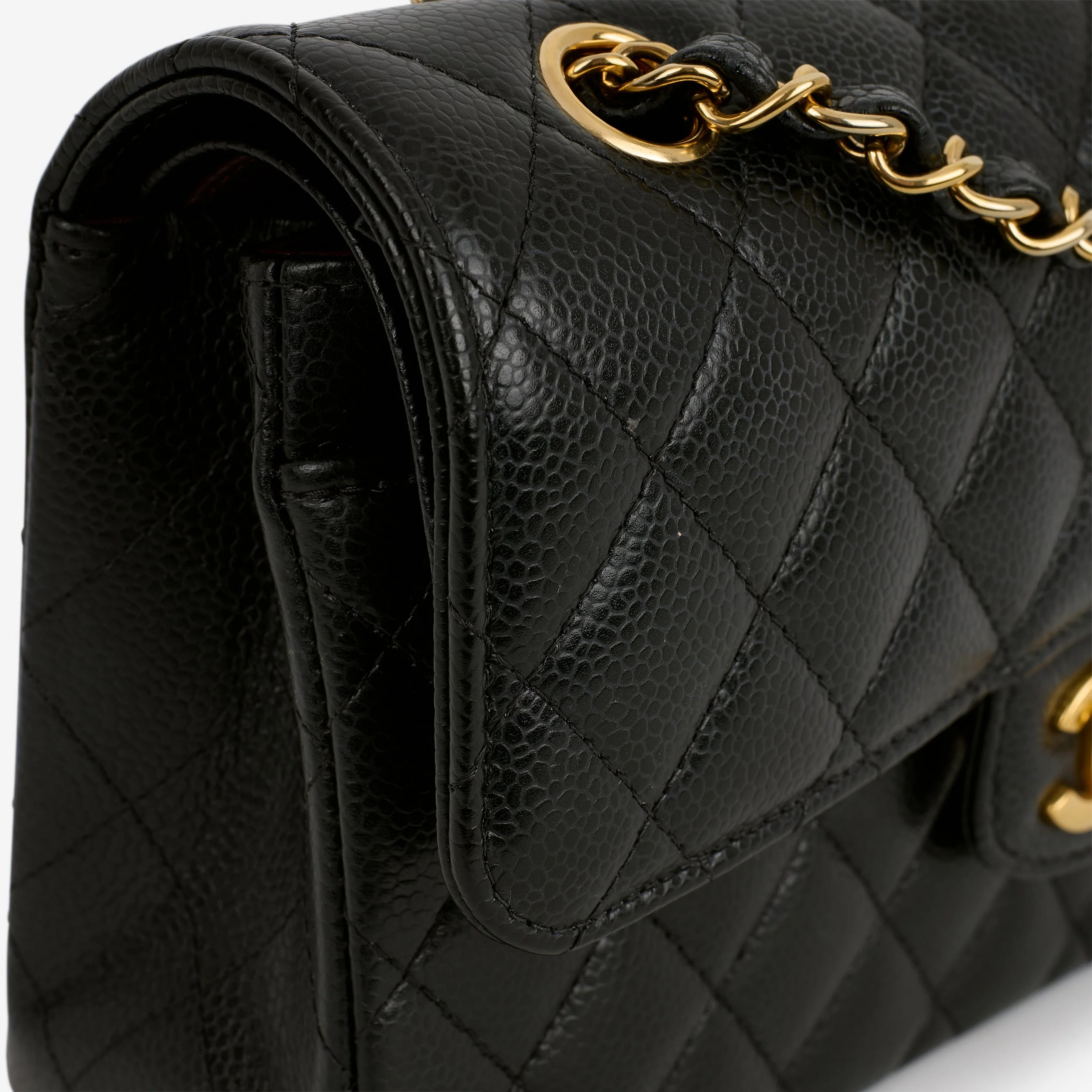 Chanel Small Classic Flap - Black Caviar | Gold Hardware - Image 7