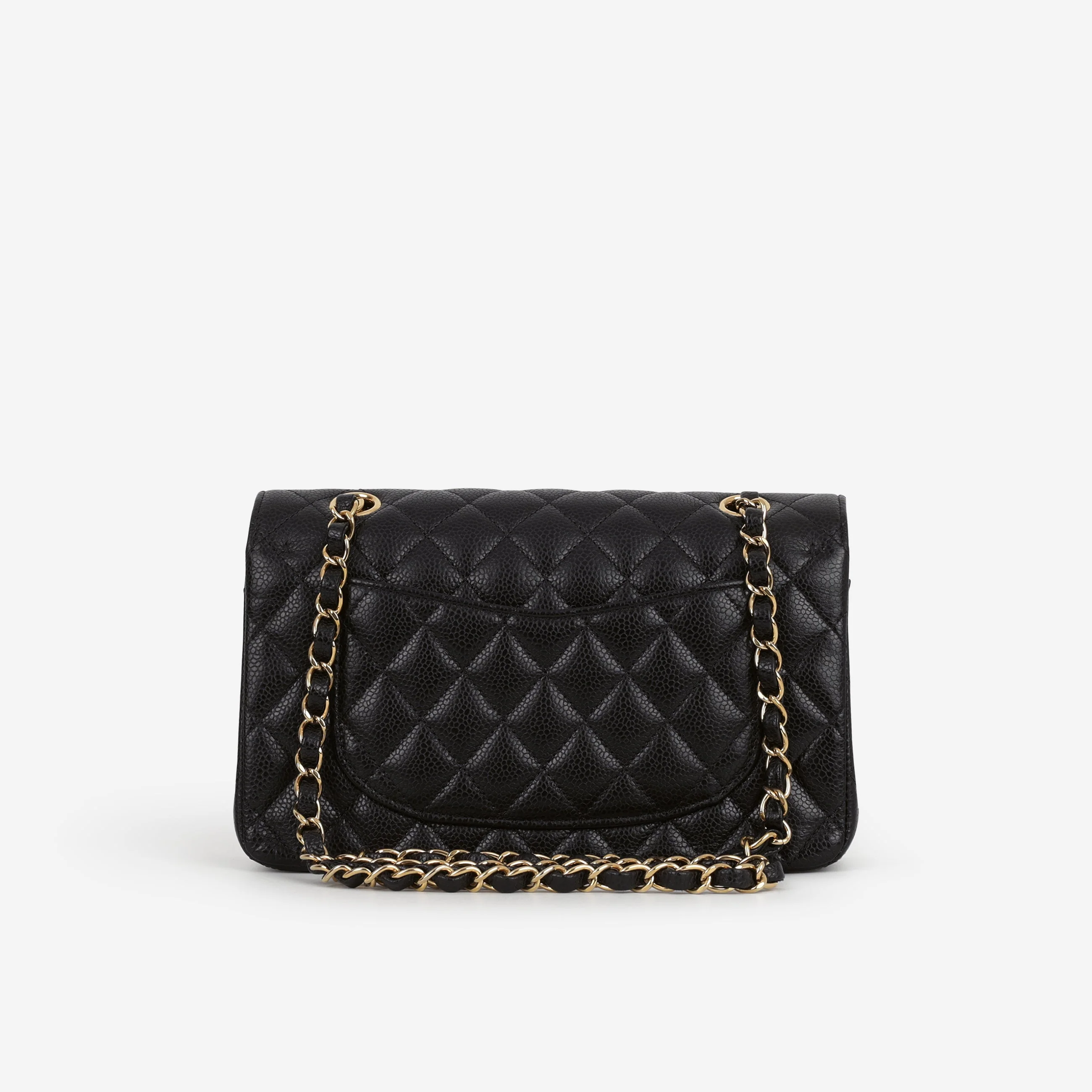 Chanel Small Classic Flap - Black Caviar | Gold Hardware - Image 3