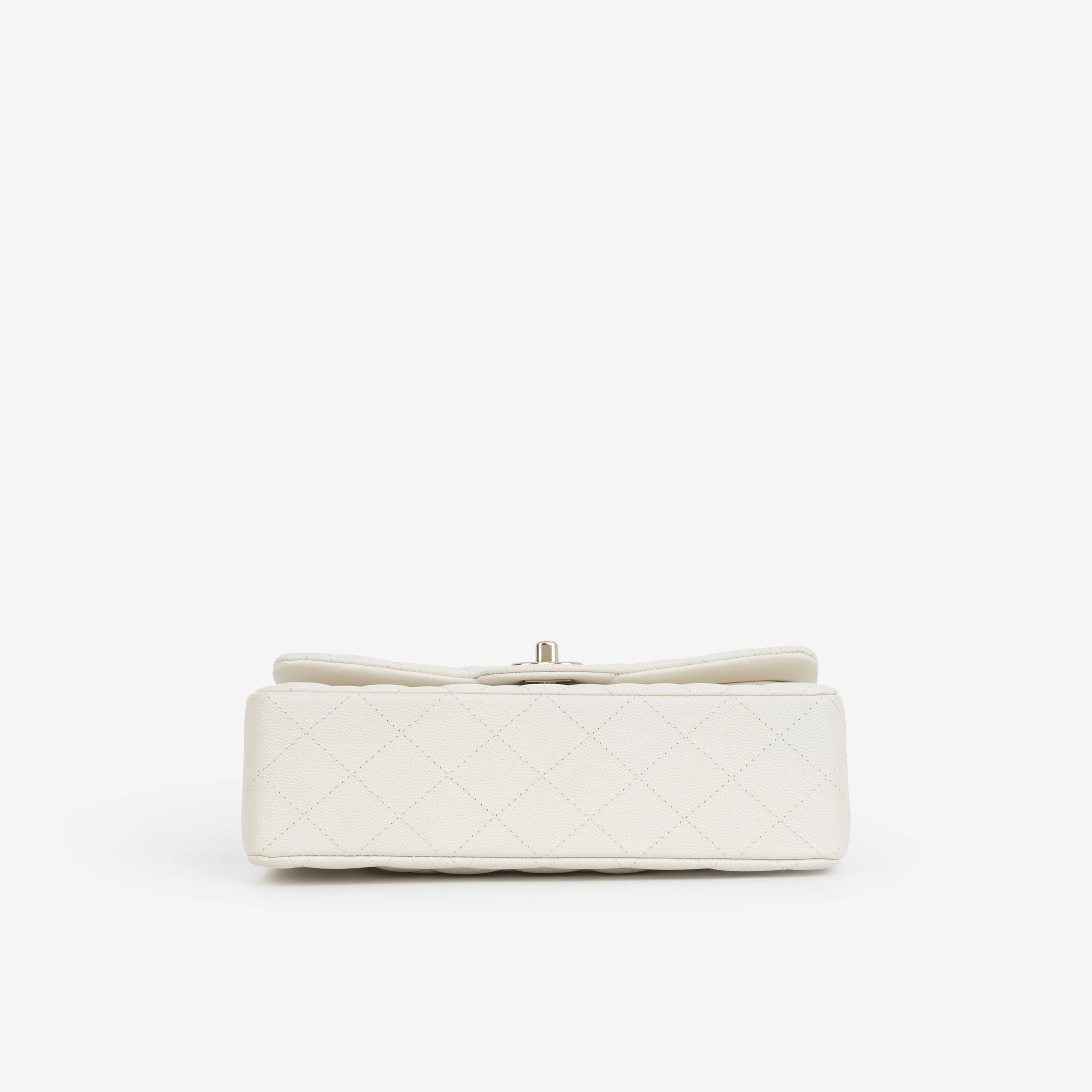 Chanel Small Classic Flap - Ivory Caviar | Champagne Gold Hardware - Image 3