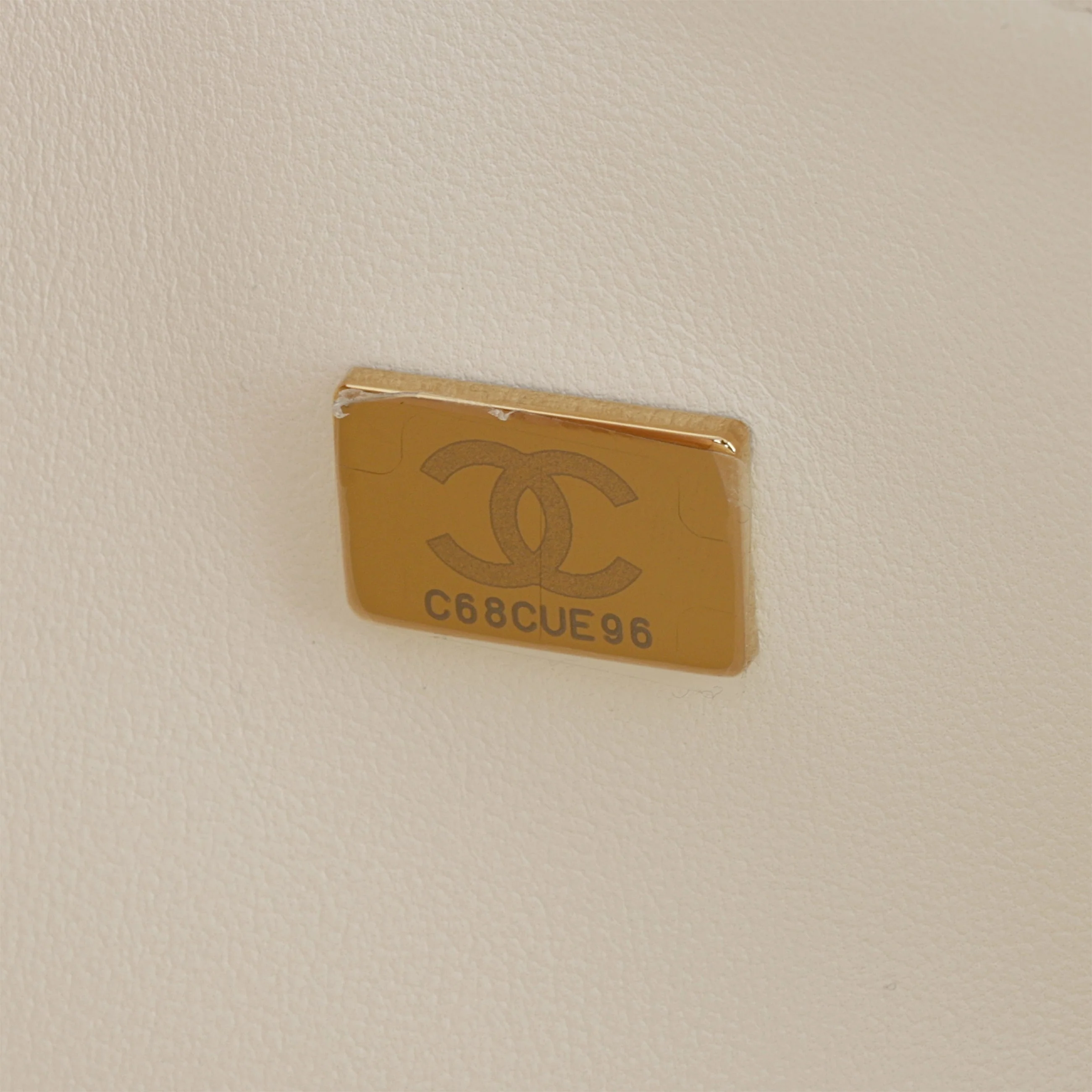 Chanel Small Classic Flap - Ivory Caviar | Champagne Gold Hardware - Image 7