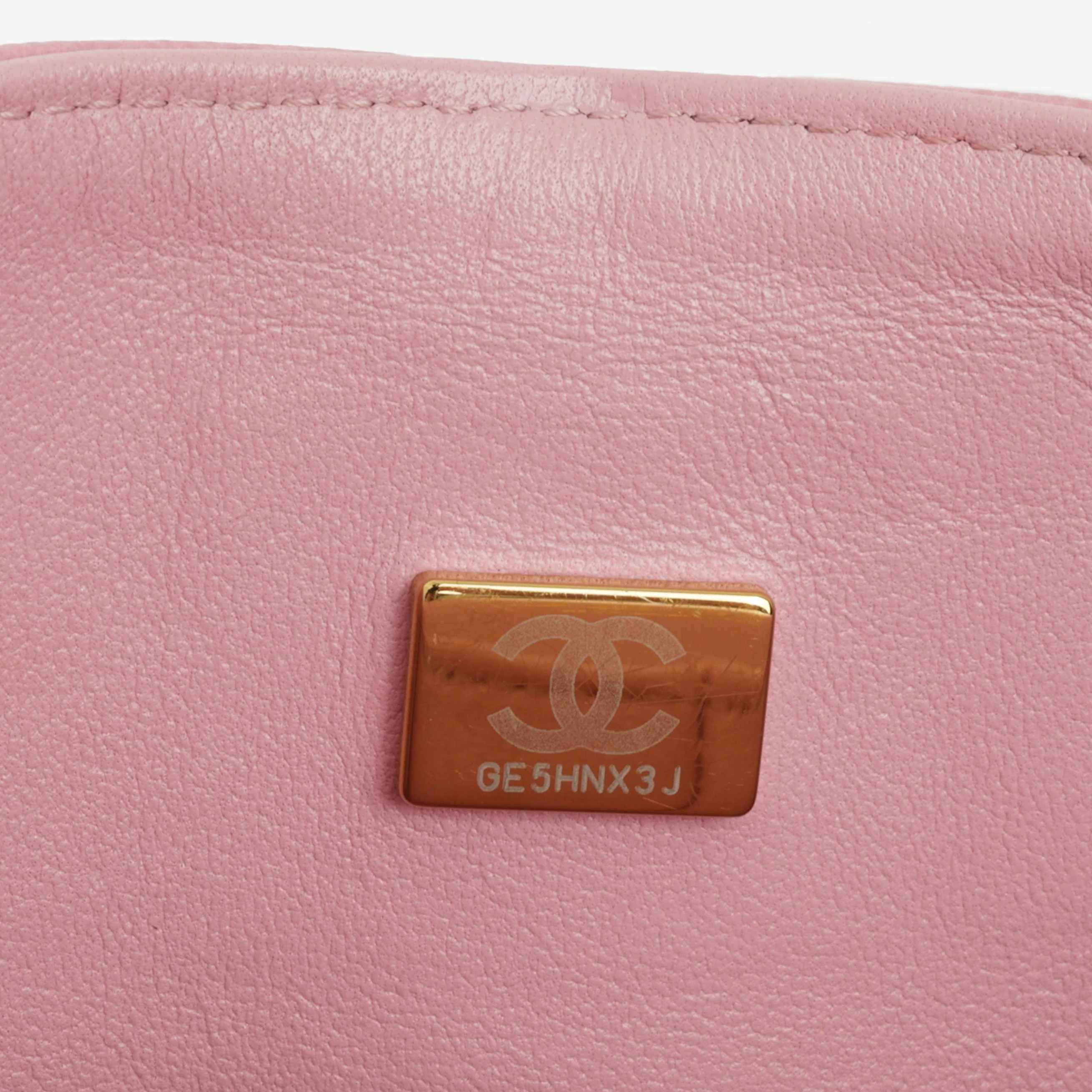 Chanel Small Classic Flap - Rose Fonce Caviar | Champagne Gold Hardware - Image 6