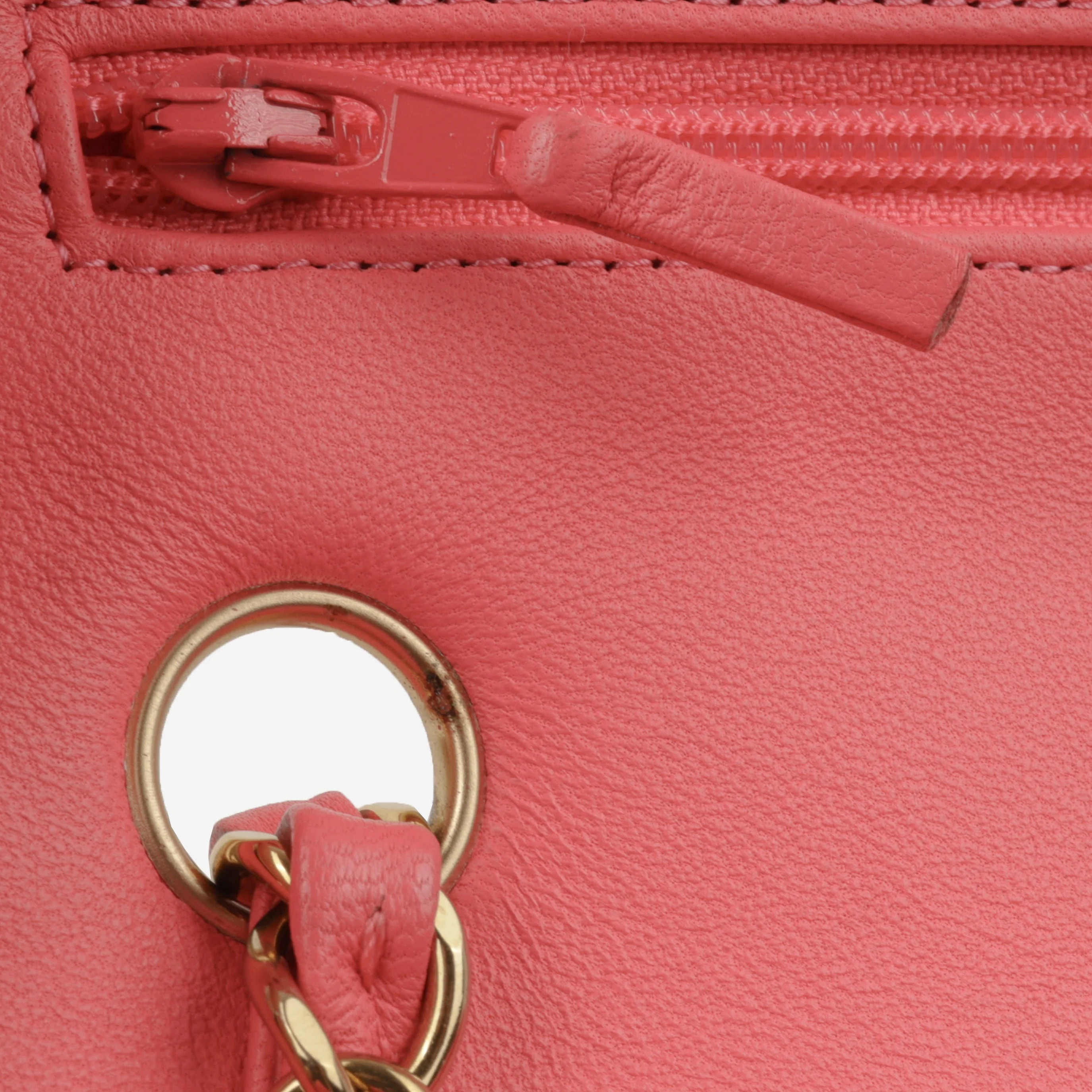 Chanel Small Double Classic Flap - Pink Lambskin | Champagne-Gold Hardware - Image 11