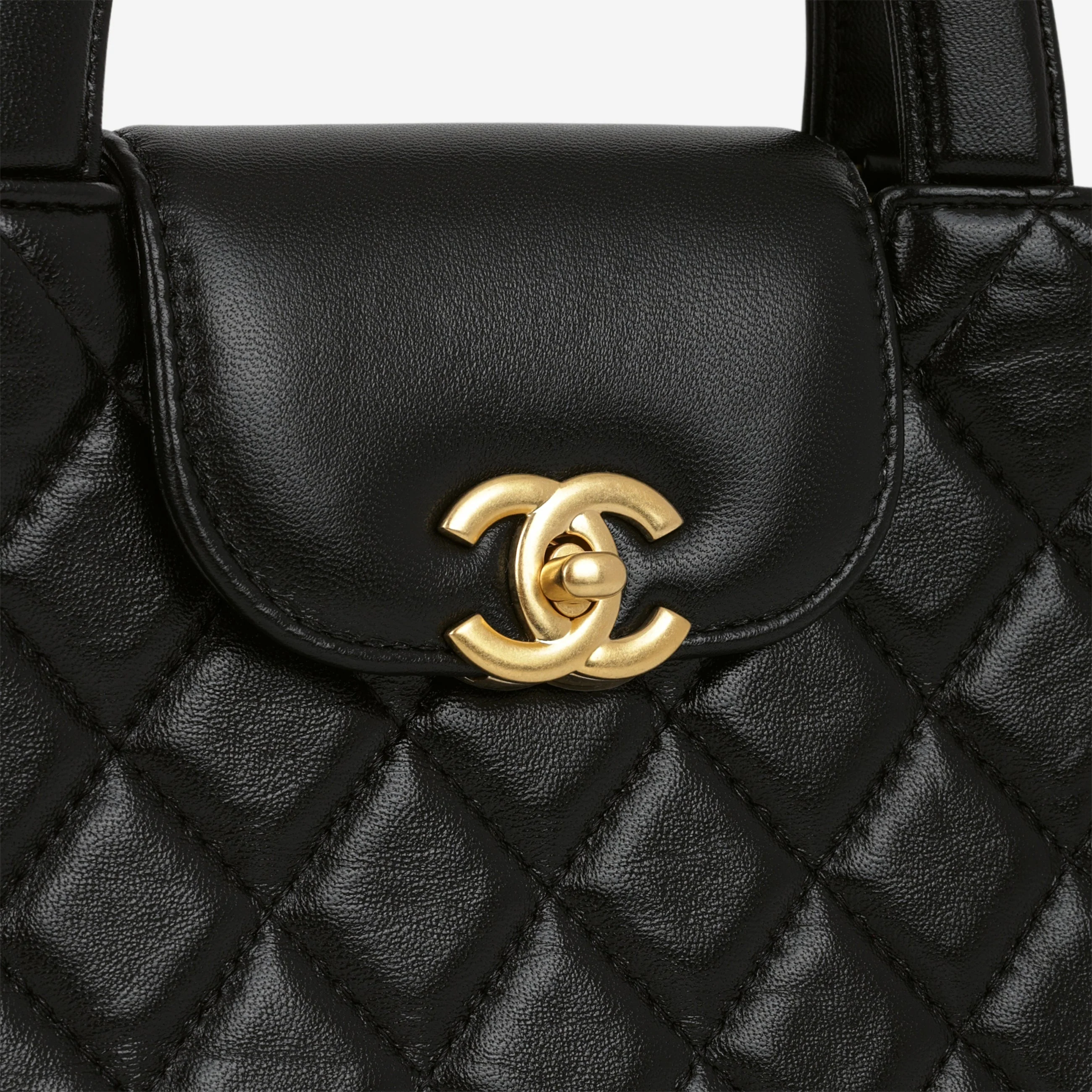 Chanel Small Kelly Re-Edition - Black Lambskin | Gold Hardware - Image 7