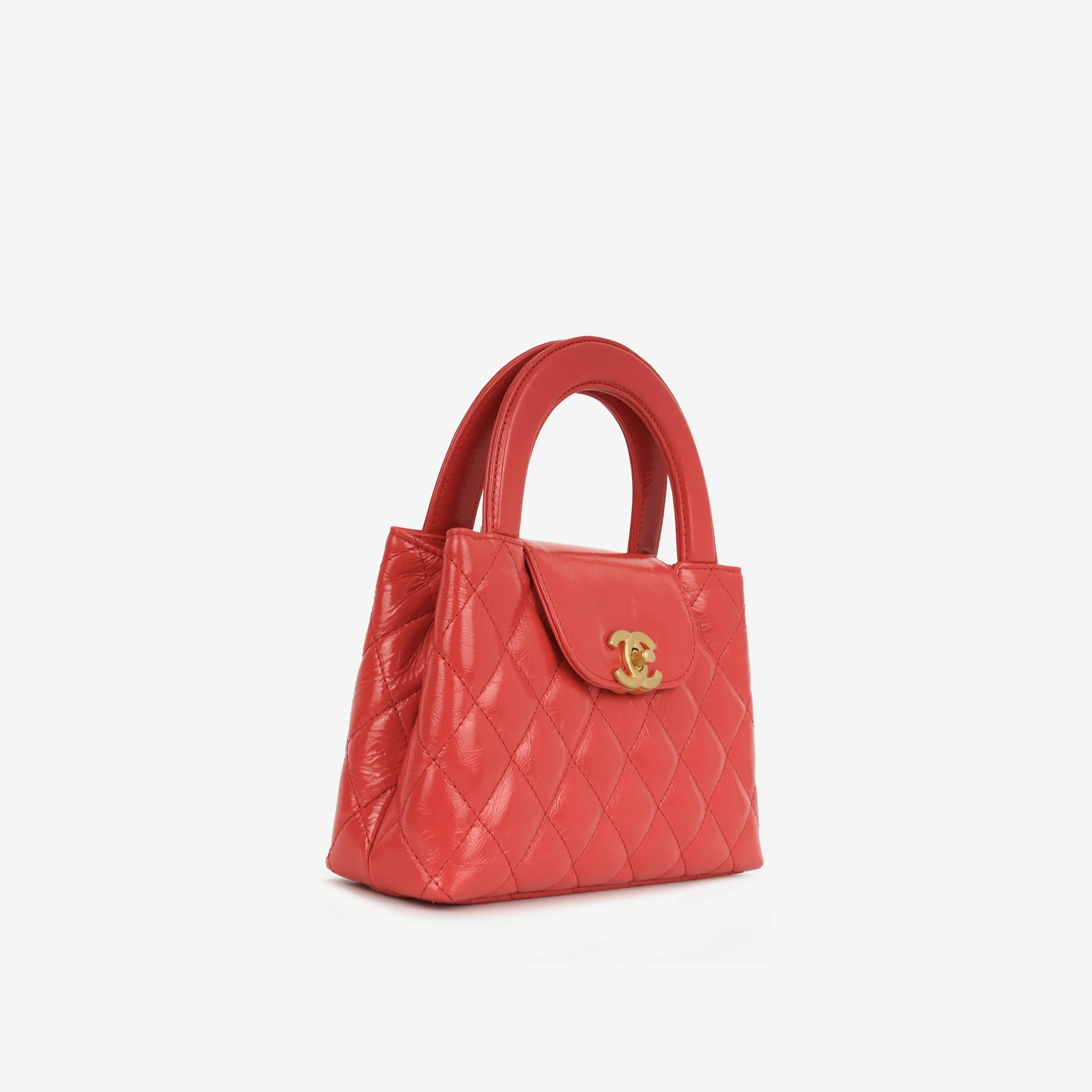 Chanel Small Kelly Re-Edition - Red Crumpled Calfskin | Gold Hardware - Image 2