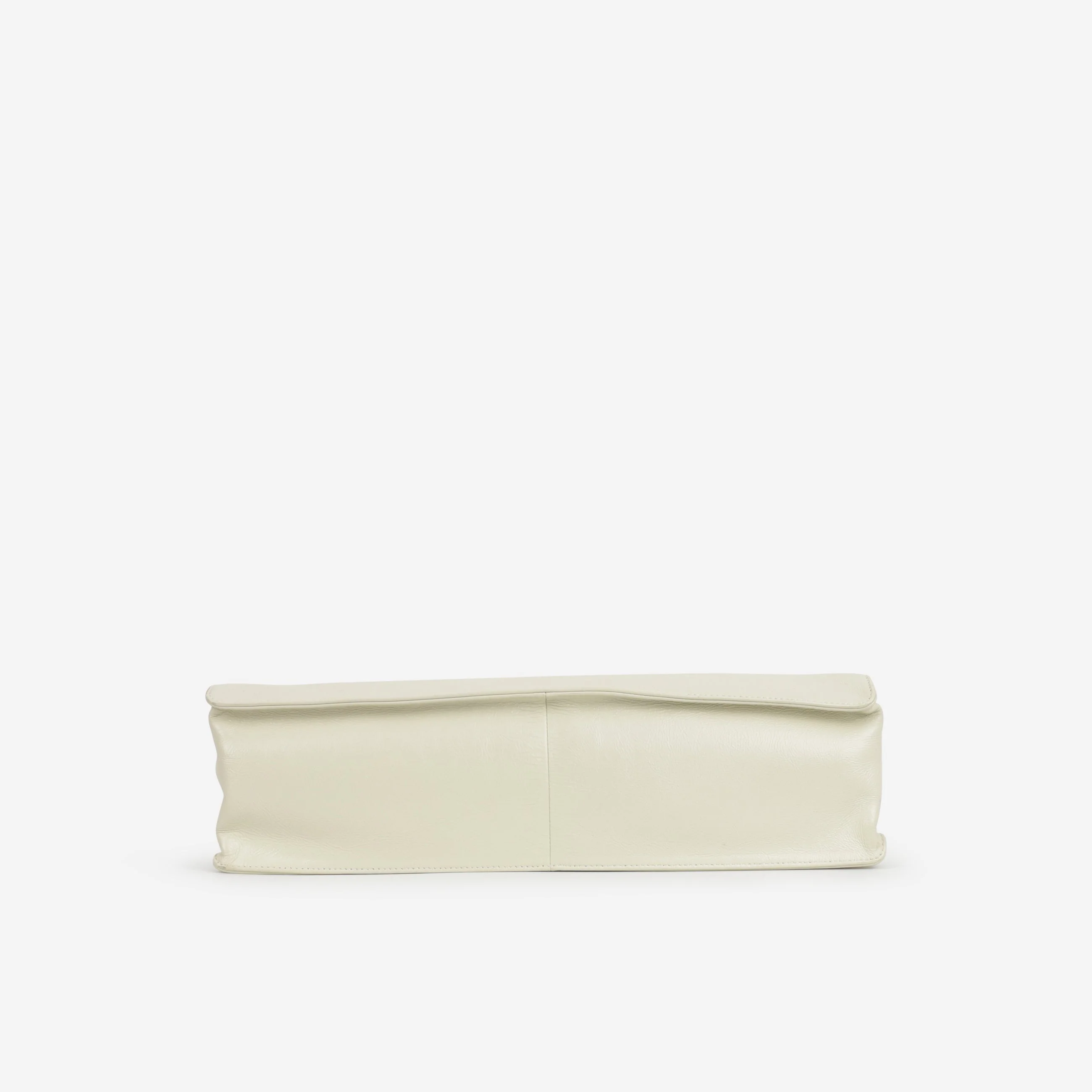 Chanel Timeless CC Shopping Tote - Ivory Crumpled Calfskin | Aged Gold Hardware - Image 4