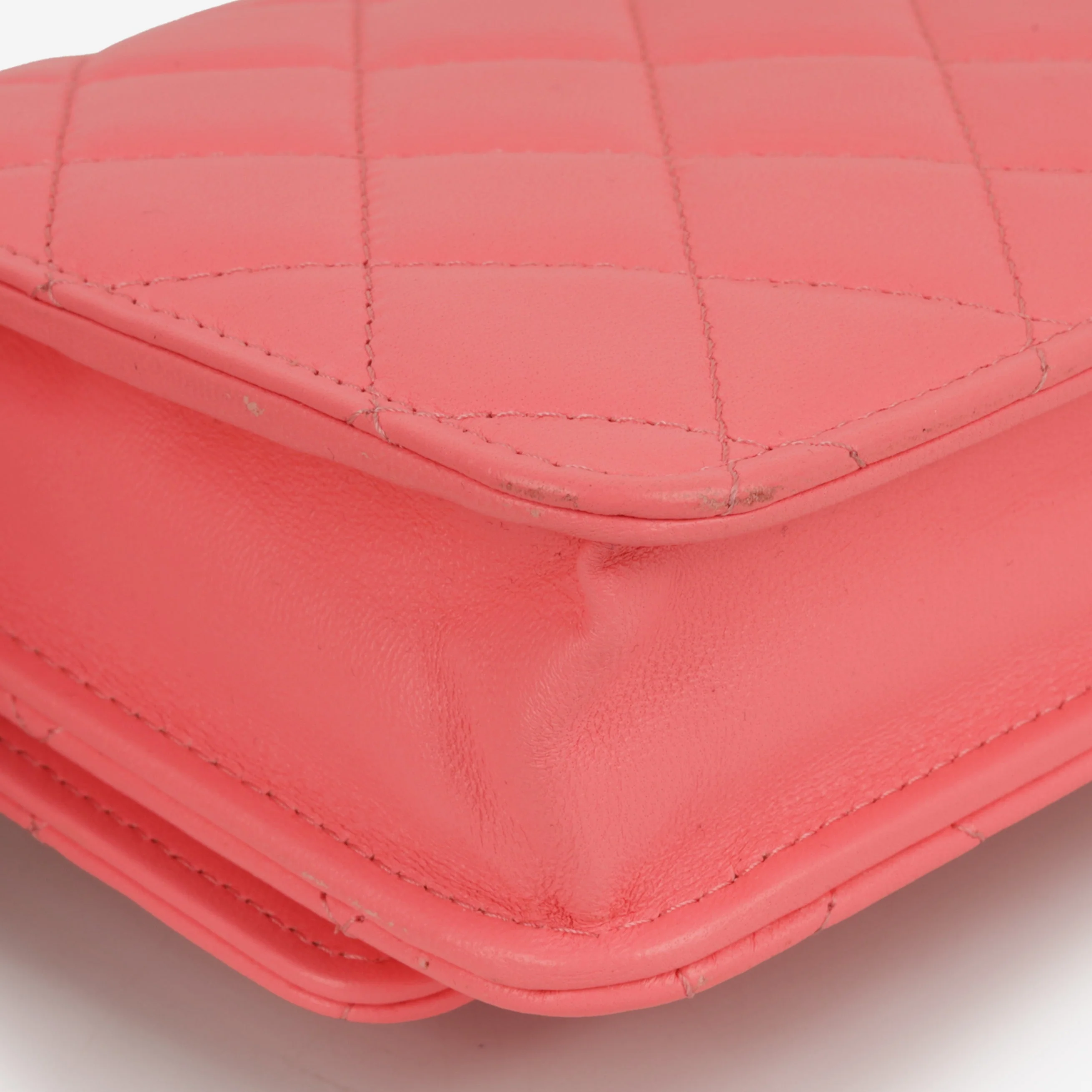 Chanel Trendy Wallet on Chain - Hot Pink Calfskin | Champagne Gold Hardware - Image 7