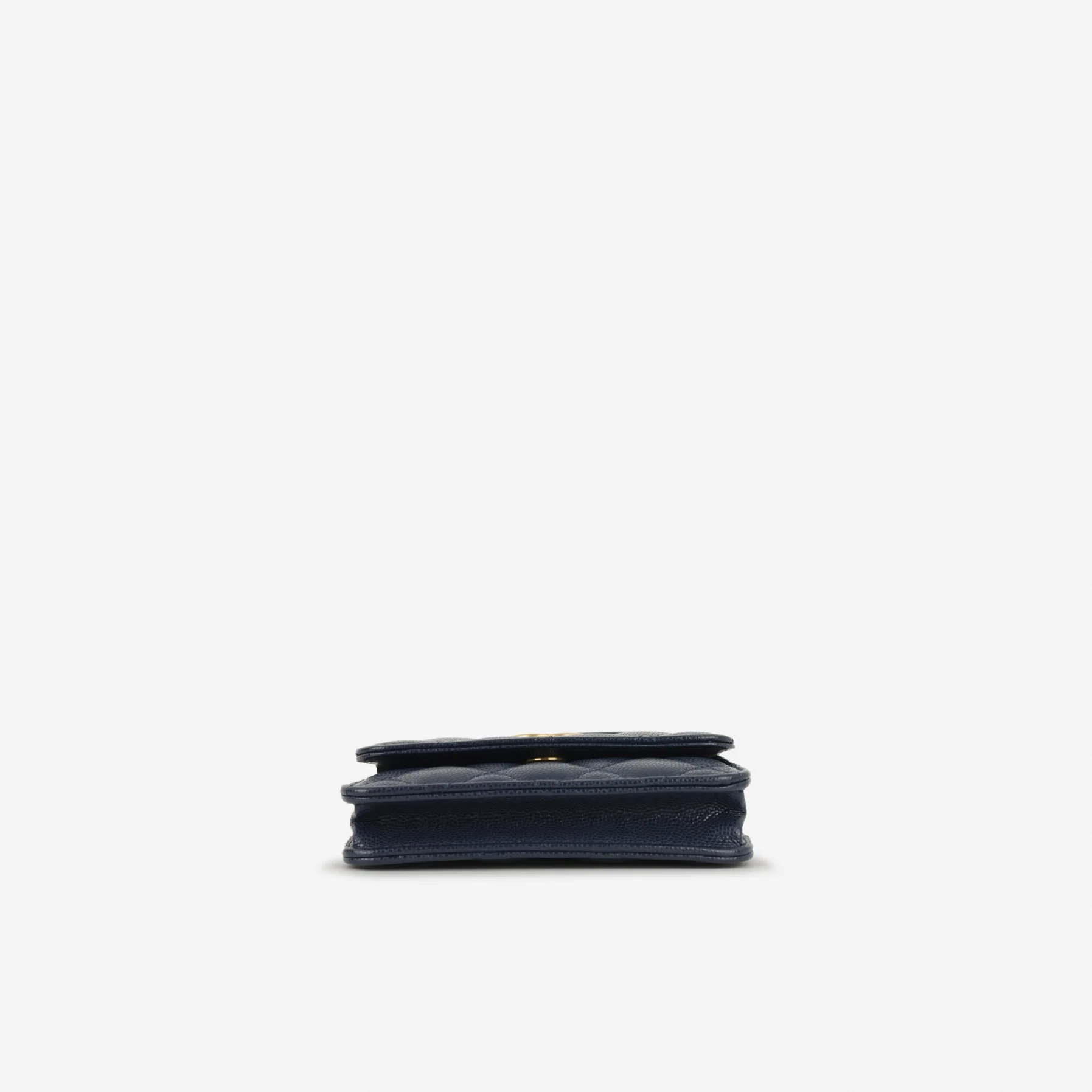 Chanel Twist Your Buttons Coin Purse - Navy Caviar | Gold Hardware - Image 3