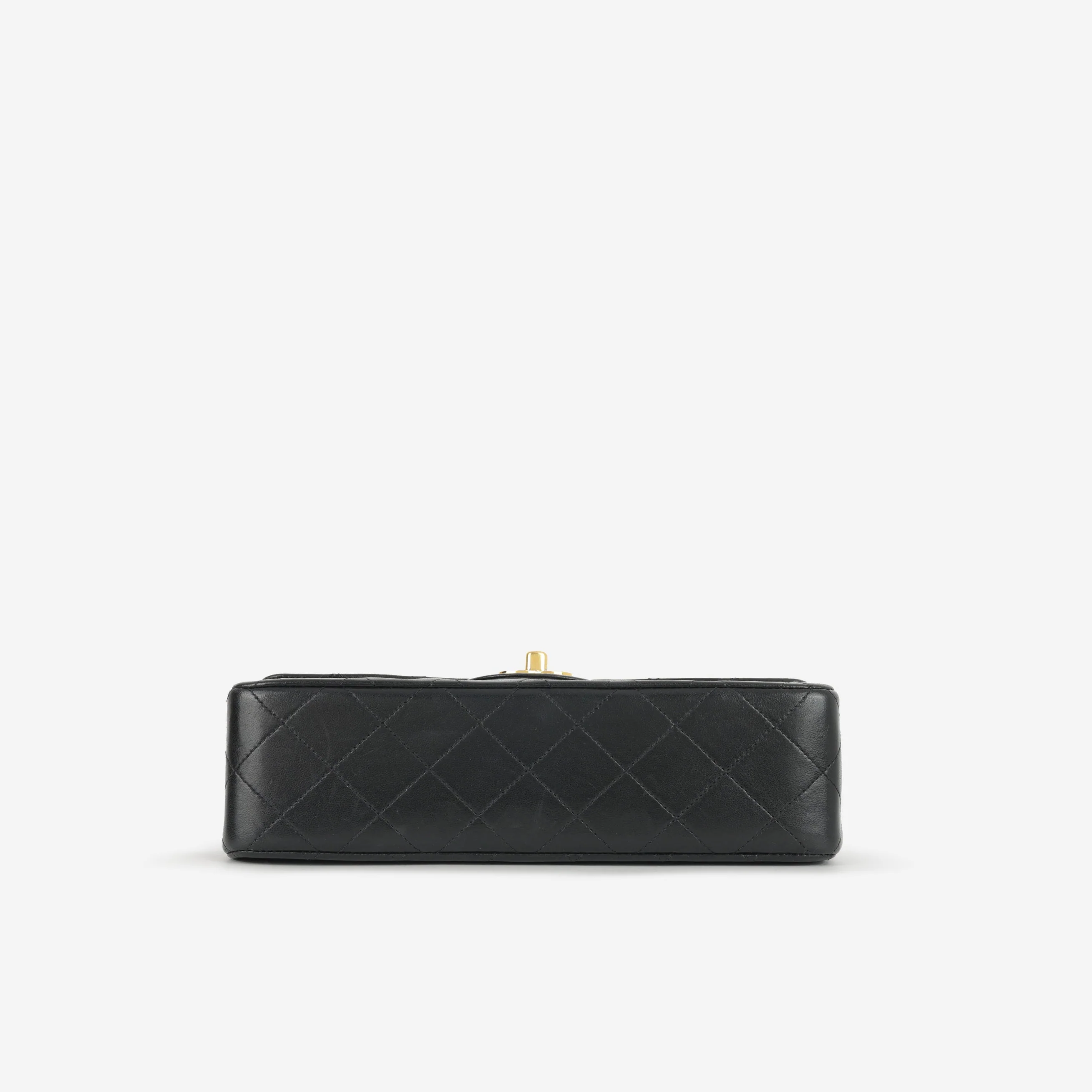Chanel Vintage Small Classic Flap | Black Lambskin | Gold Hardware - Image 4