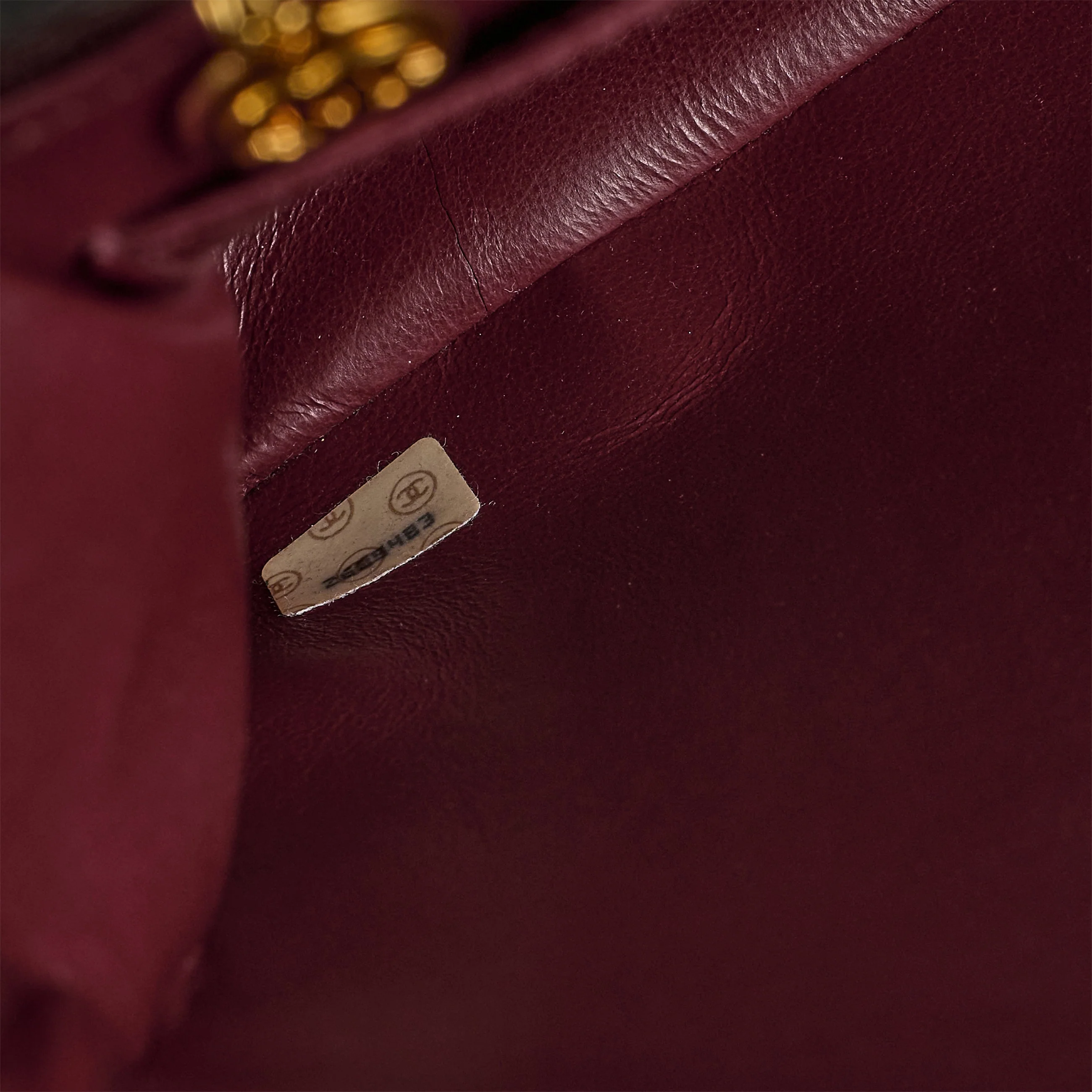 Chanel Vintage XL Single Flap - Black Lambskin | Gold Hardware - Image 12