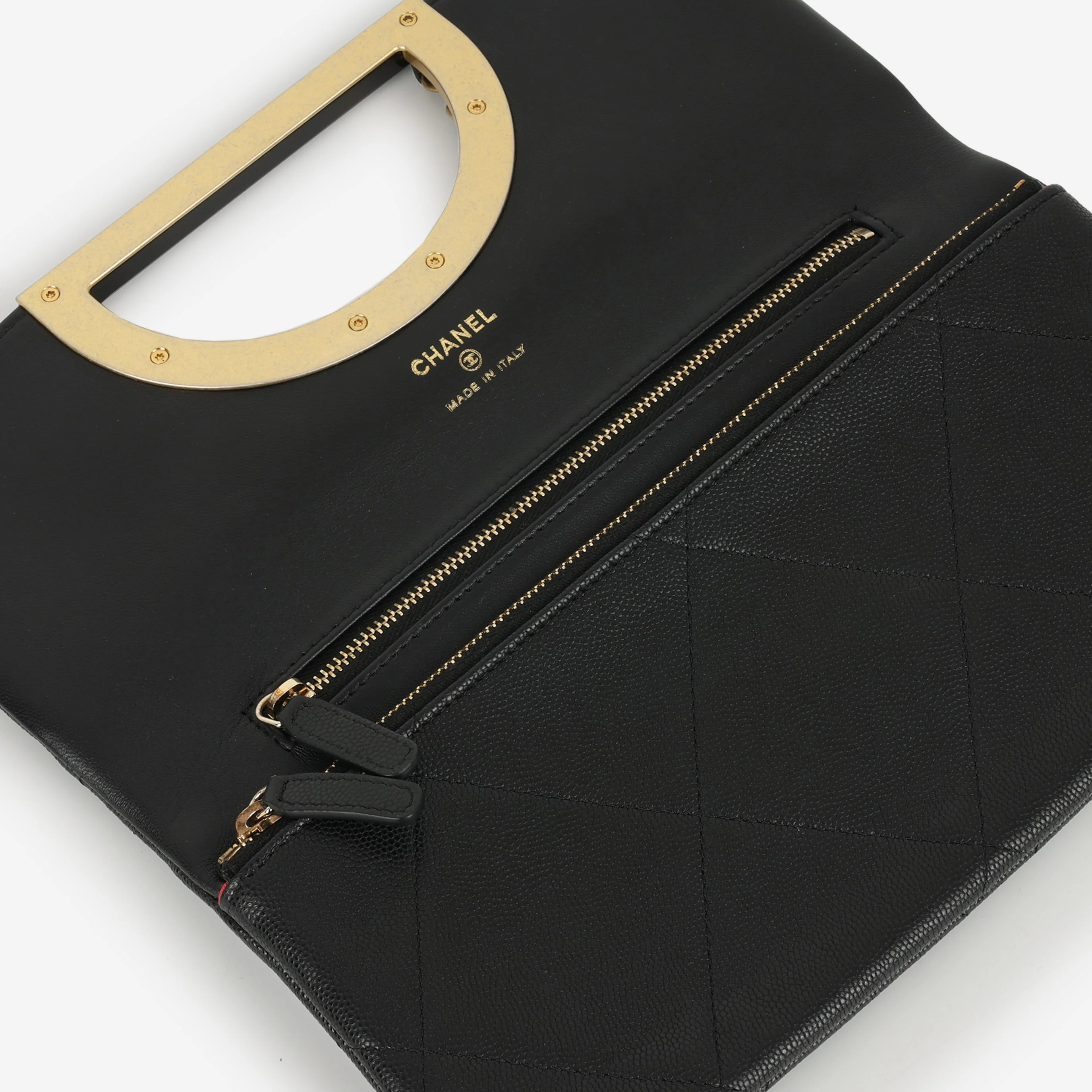 Chanel Woven Chain Handle Clutch - Image 6