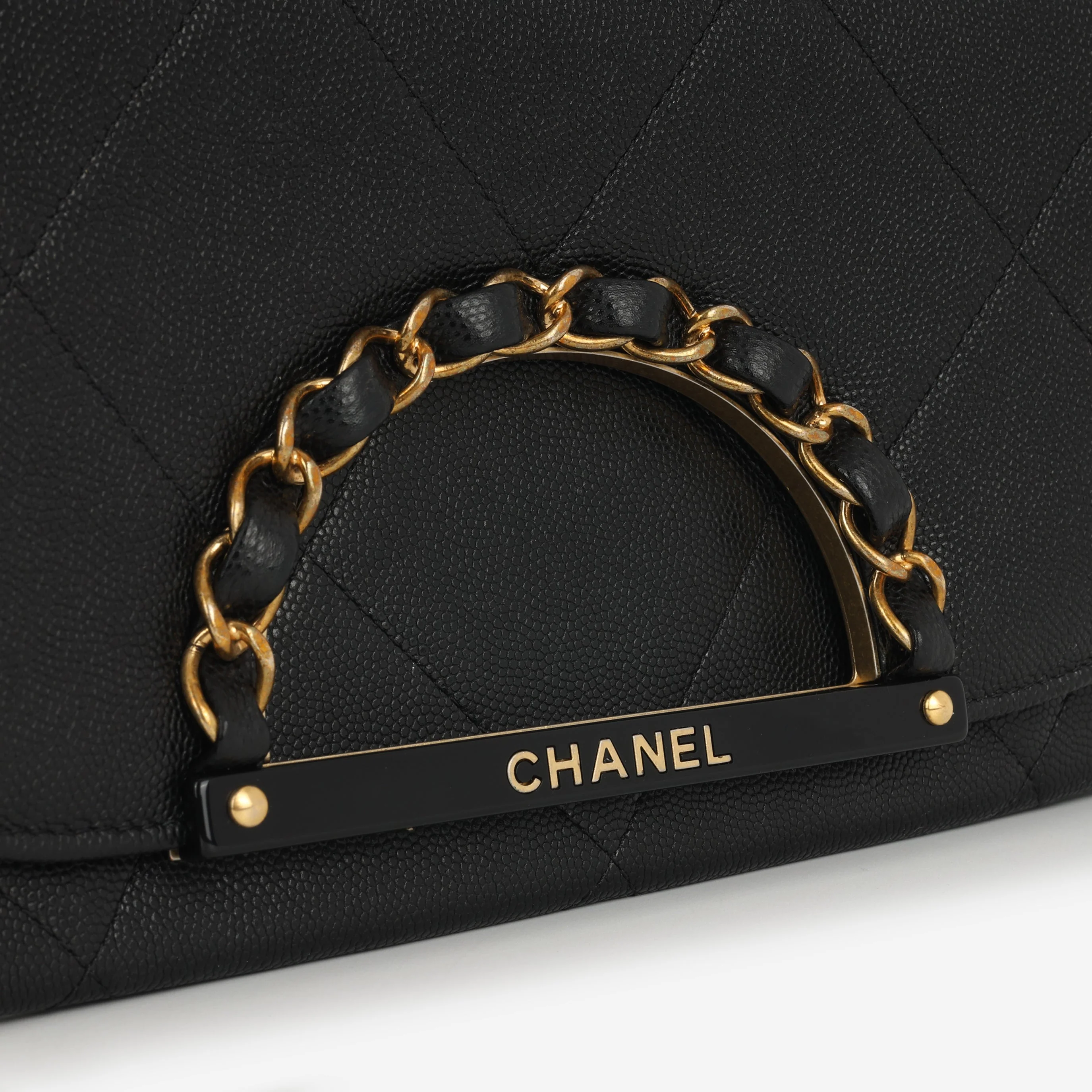 Chanel Woven Chain Handle Clutch - Image 8