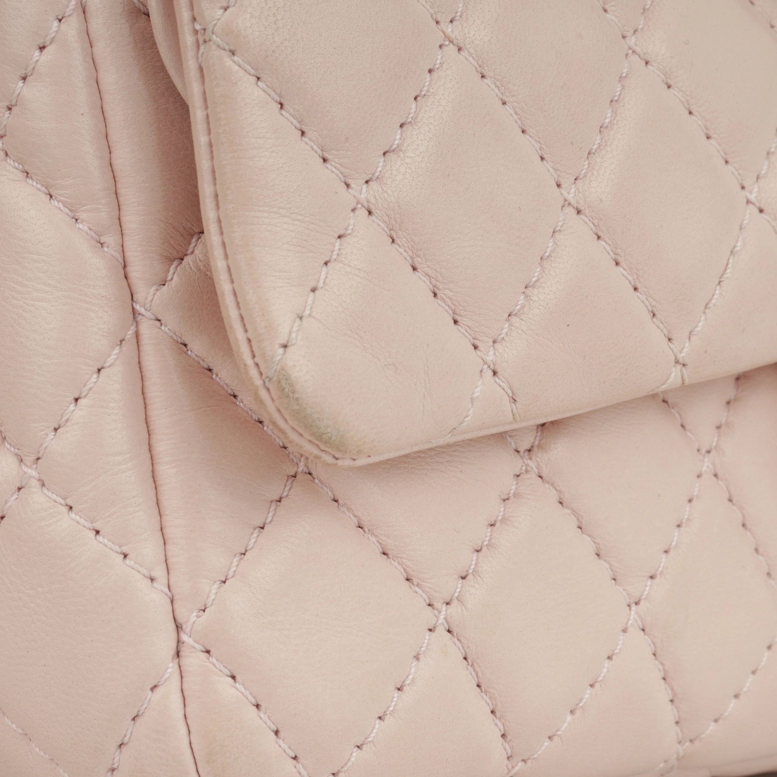 Chanel Seasonal Medium Flap Bag - Pink Lambskin | Silver Hardware - Image 10