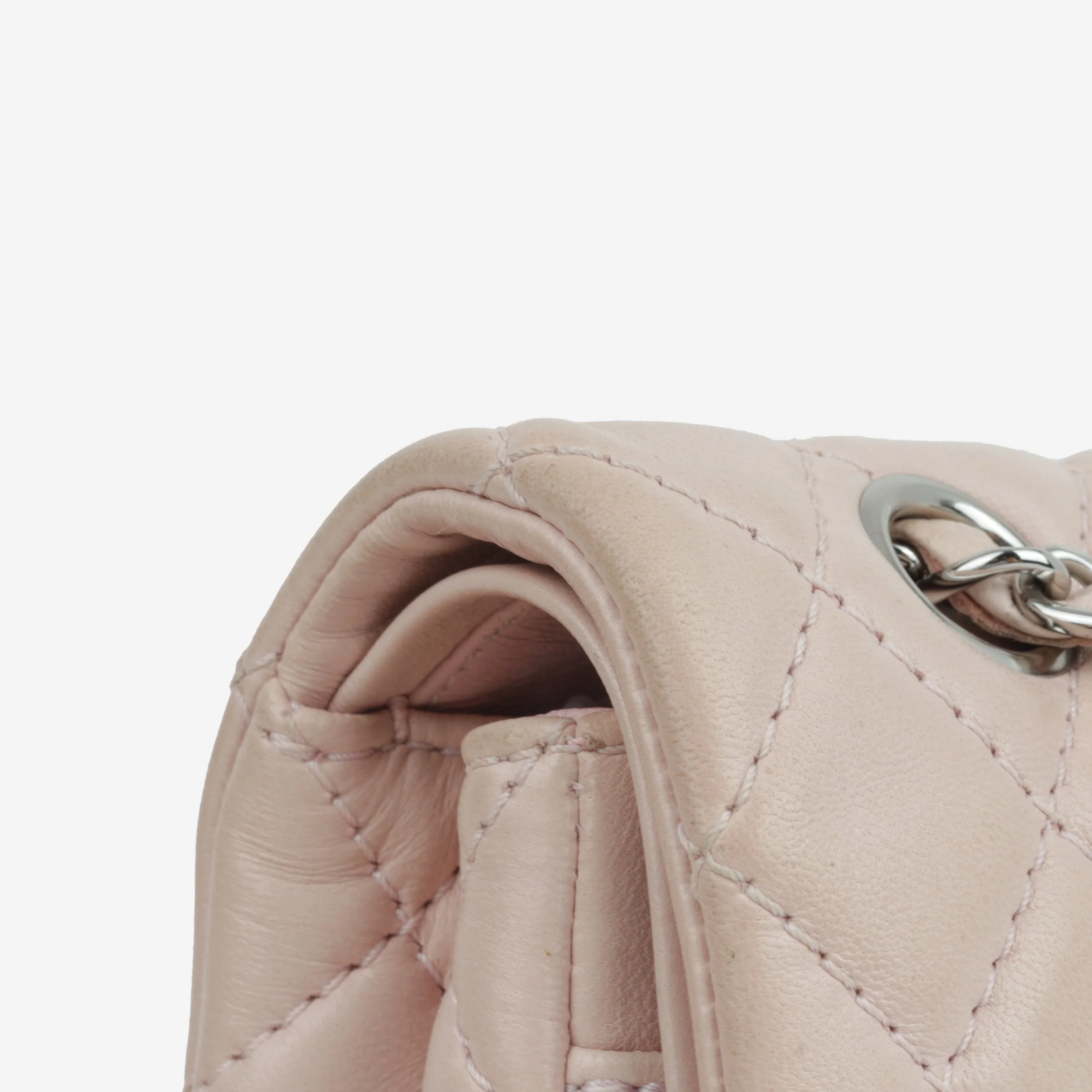 Chanel Seasonal Medium Flap Bag - Pink Lambskin | Silver Hardware - Image 6