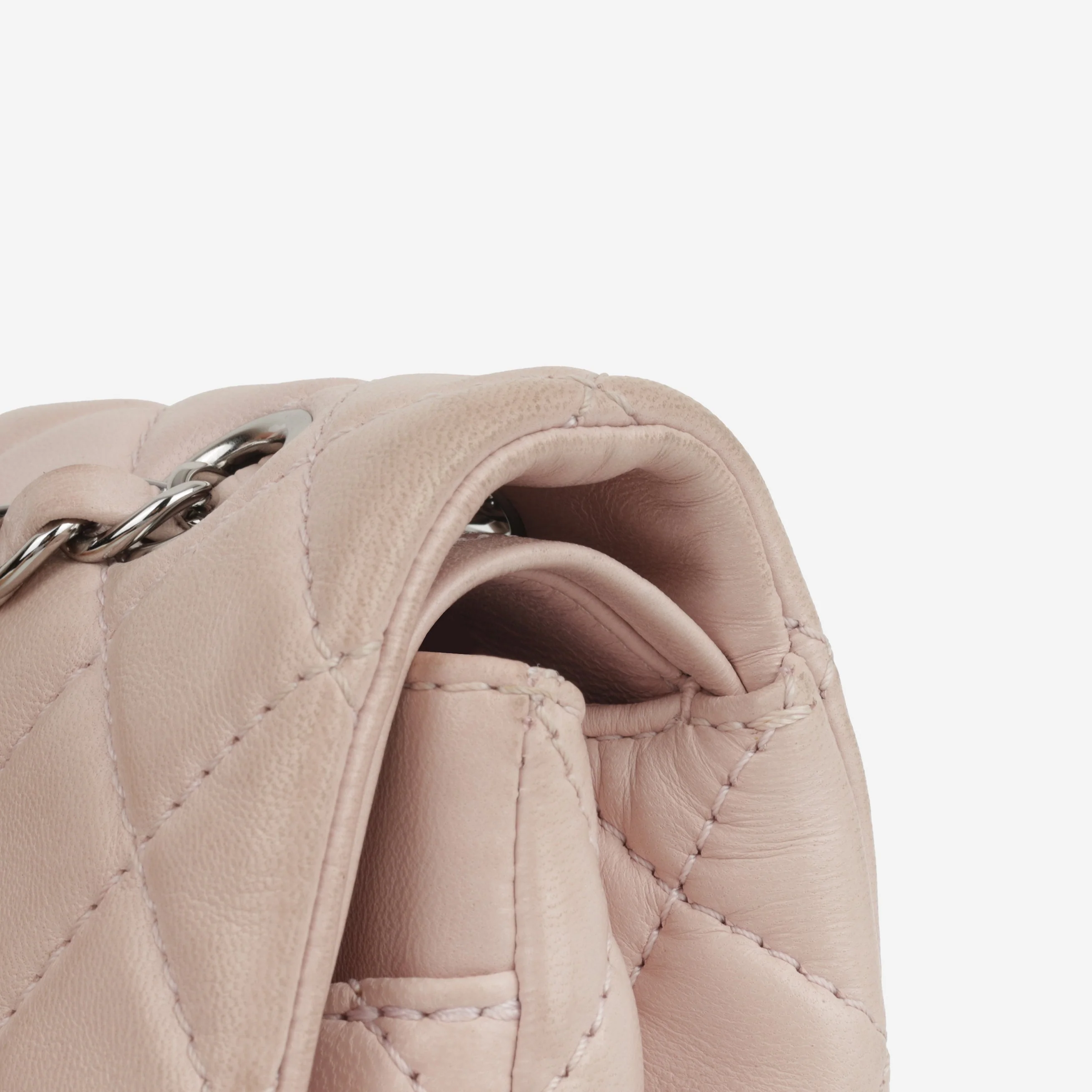 Chanel Seasonal Medium Flap Bag - Pink Lambskin | Silver Hardware - Image 7