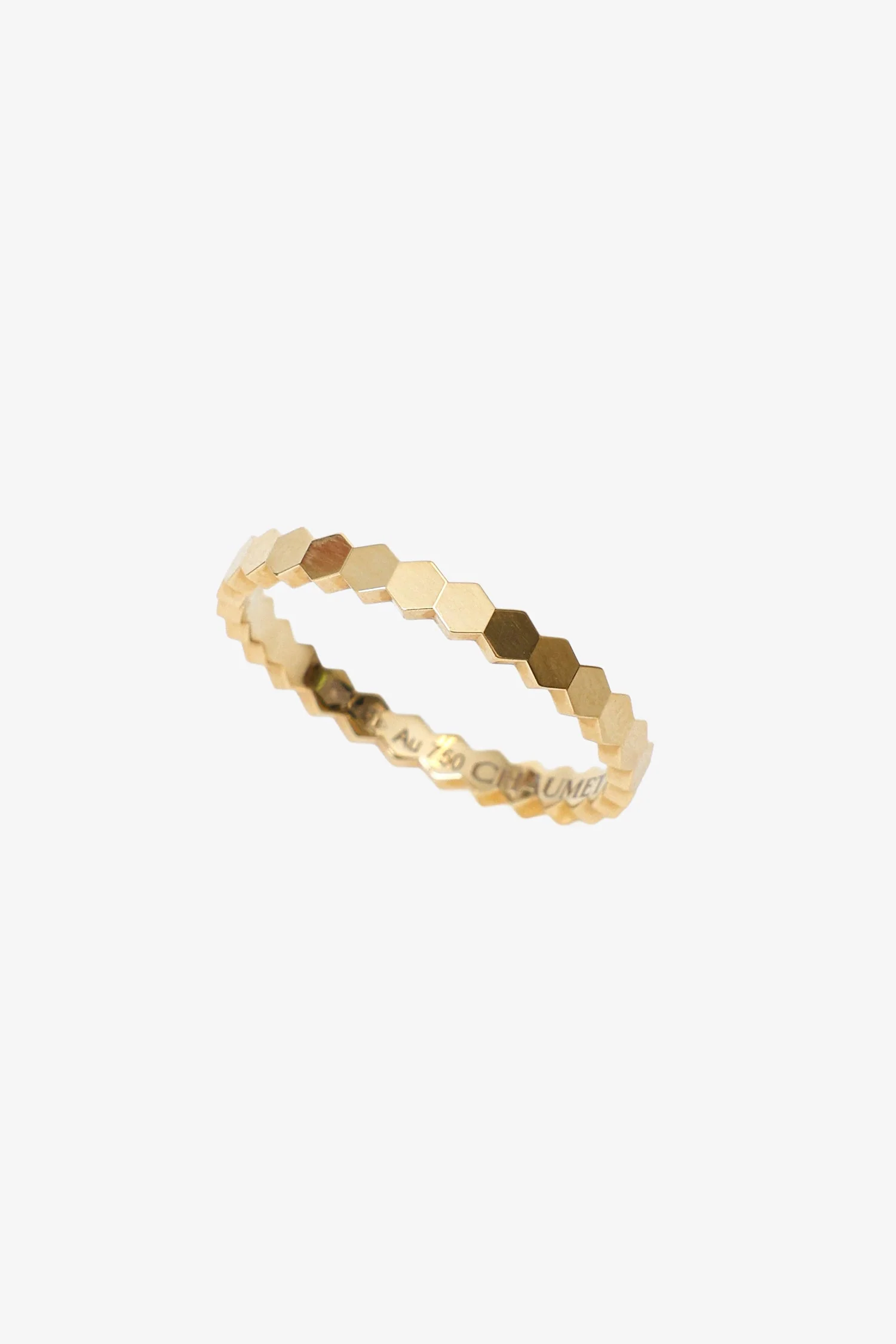 Chaumet 18K Yellow Gold Bee My Love 2.5 MM Band Ring Size 52 - Image 5