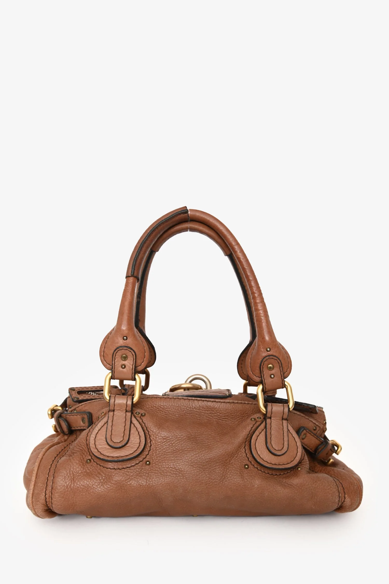 Chloe 2007 Vintage Brown Leather Paddington Bag - Image 3