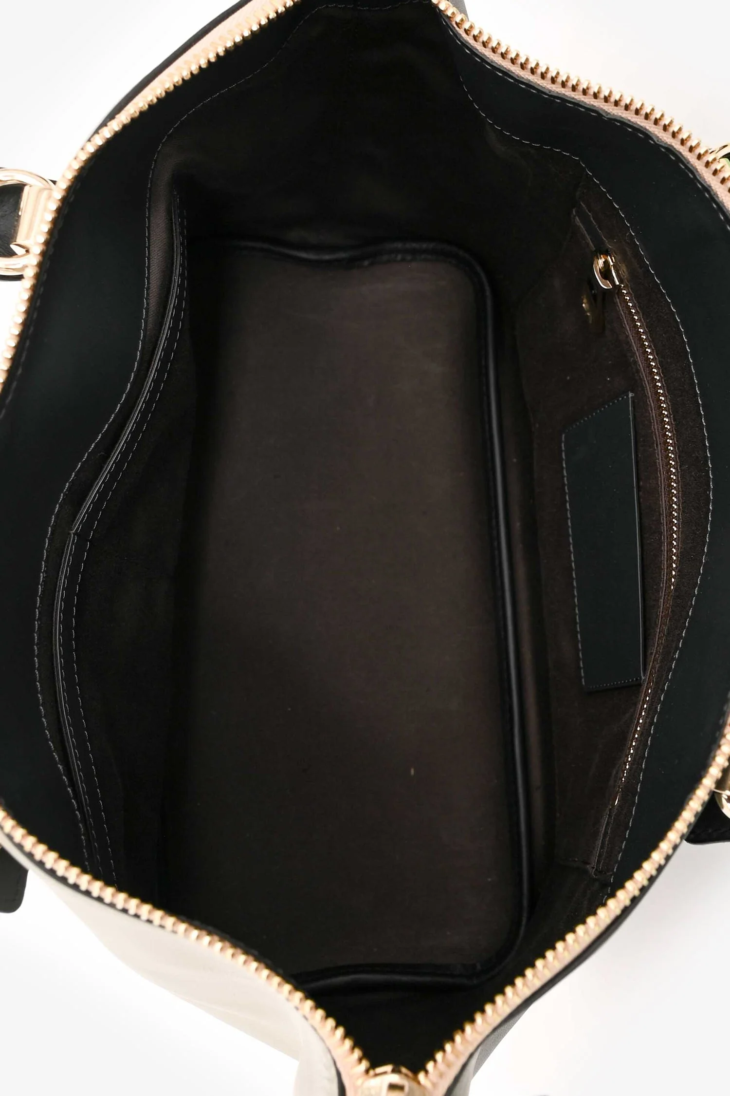 Chloe 2014 Black/Light Grey Leather Baylee Tote with Strap - Image 8