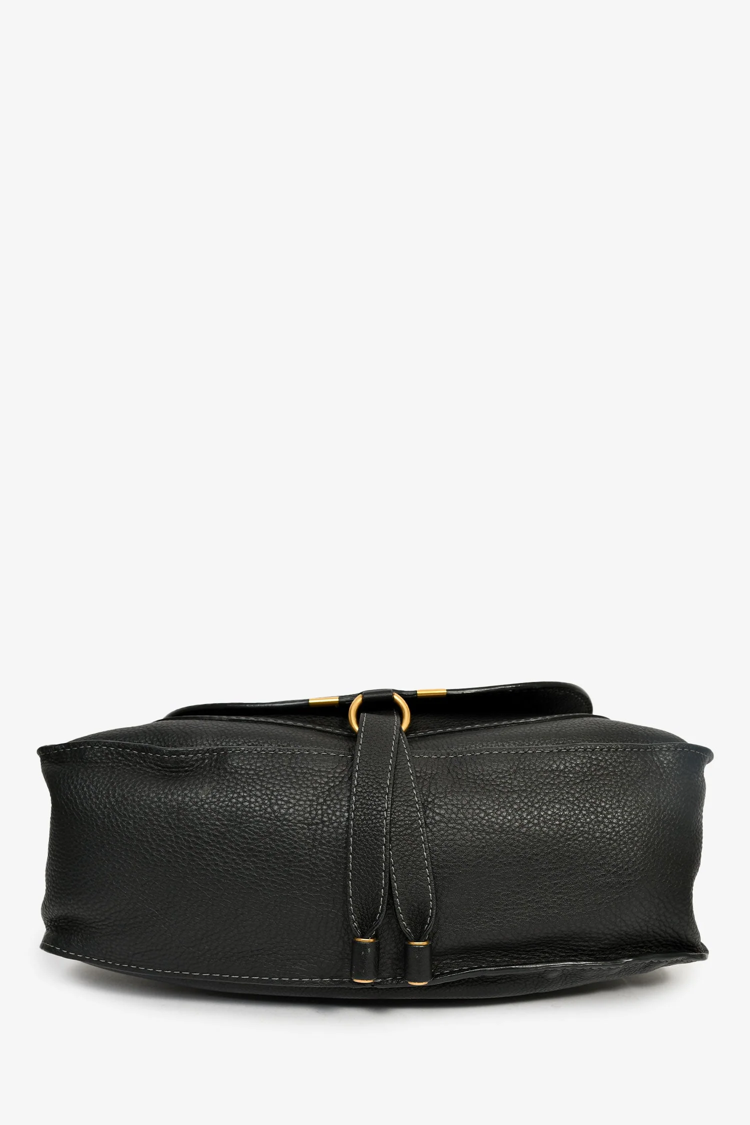 Chloe 2017 Black Leather Marcie Shoulder Bag With Strap - Image 5