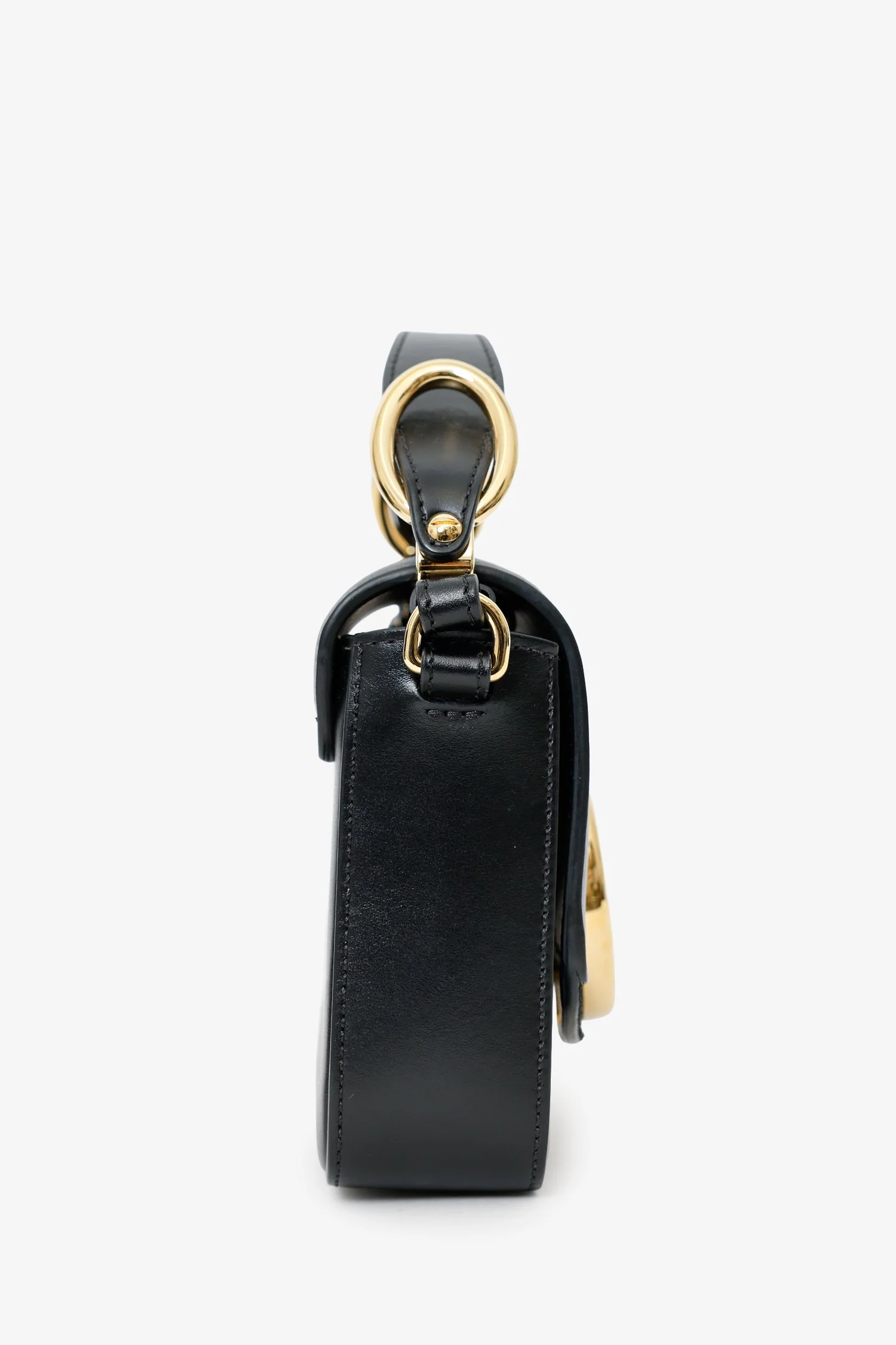 Chloe Black Leather Mini C Bag - Image 2