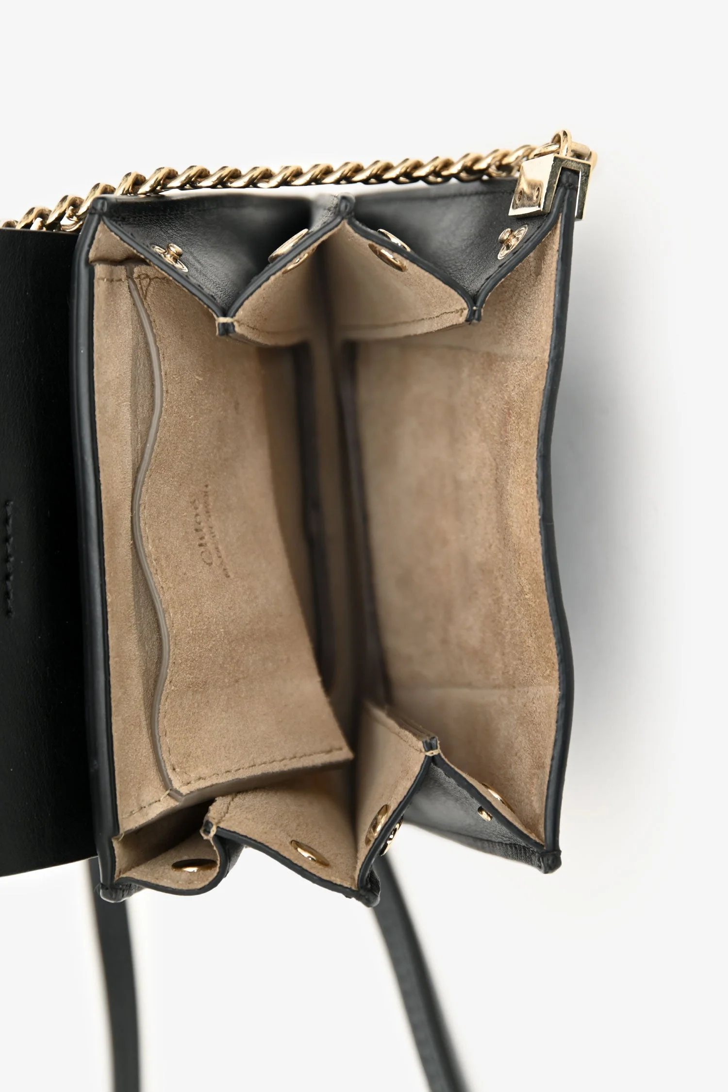 Chloe Black Leather Mini Faye Crossbody Bag - Image 6
