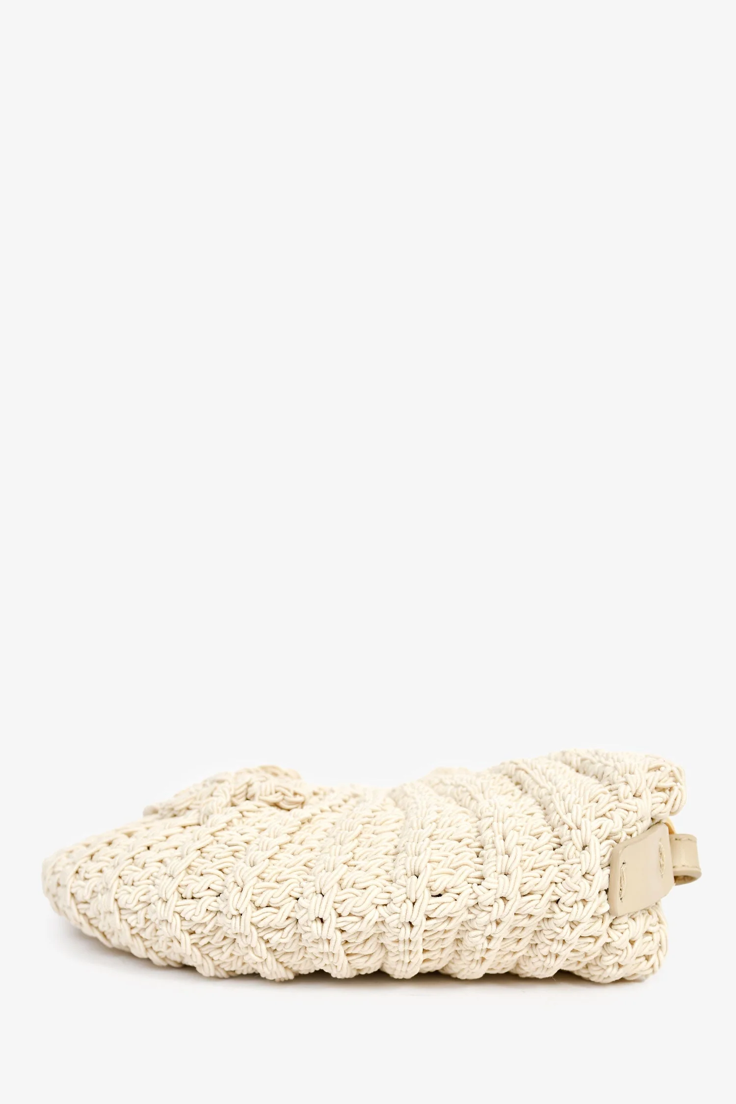 Chloe Cream Crochet 'Sea Treasures' Logo Crossbody Bag - Image 3