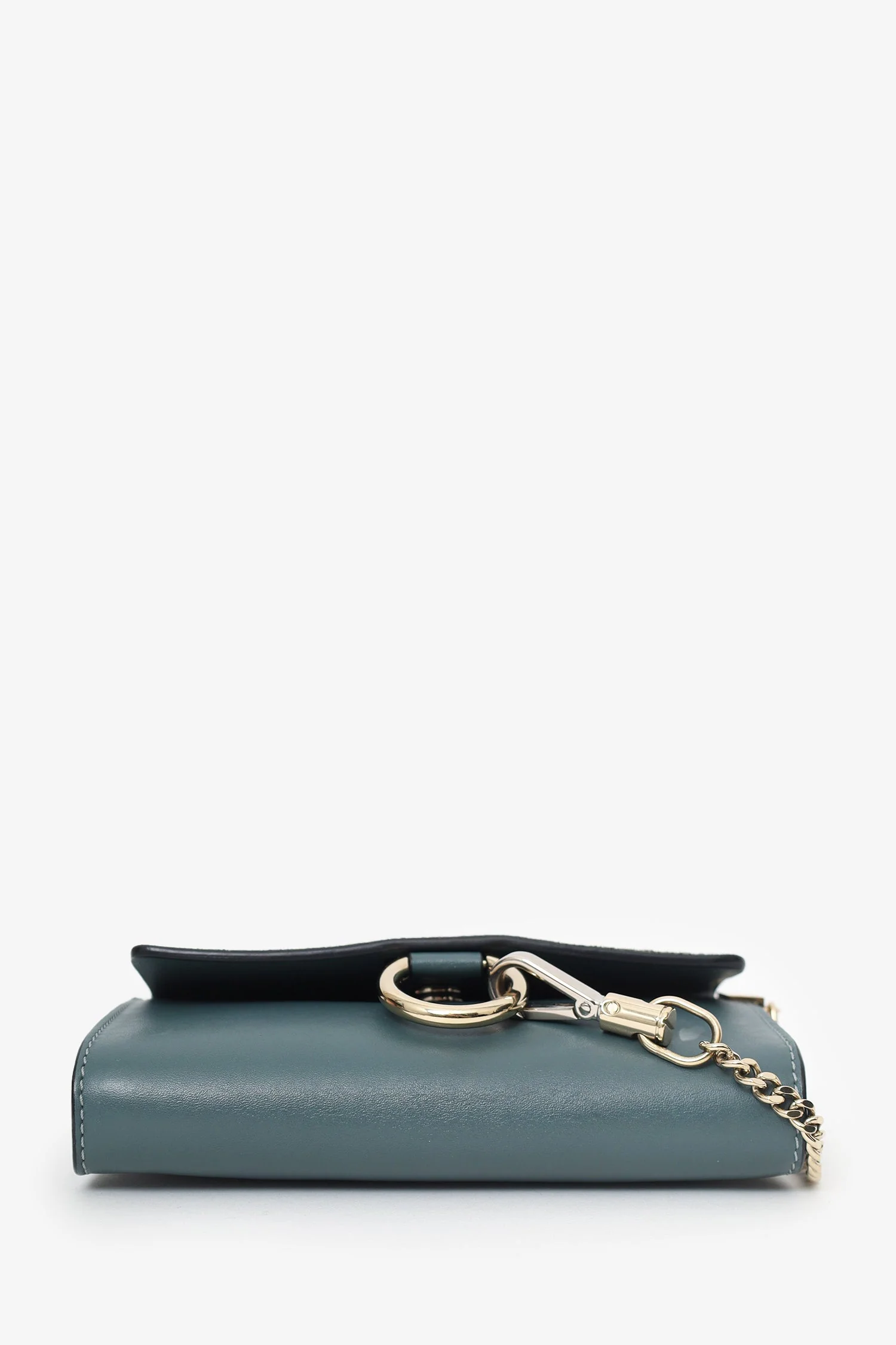 Chloe Green Suede/Leather Small Faye Bag - Image 6