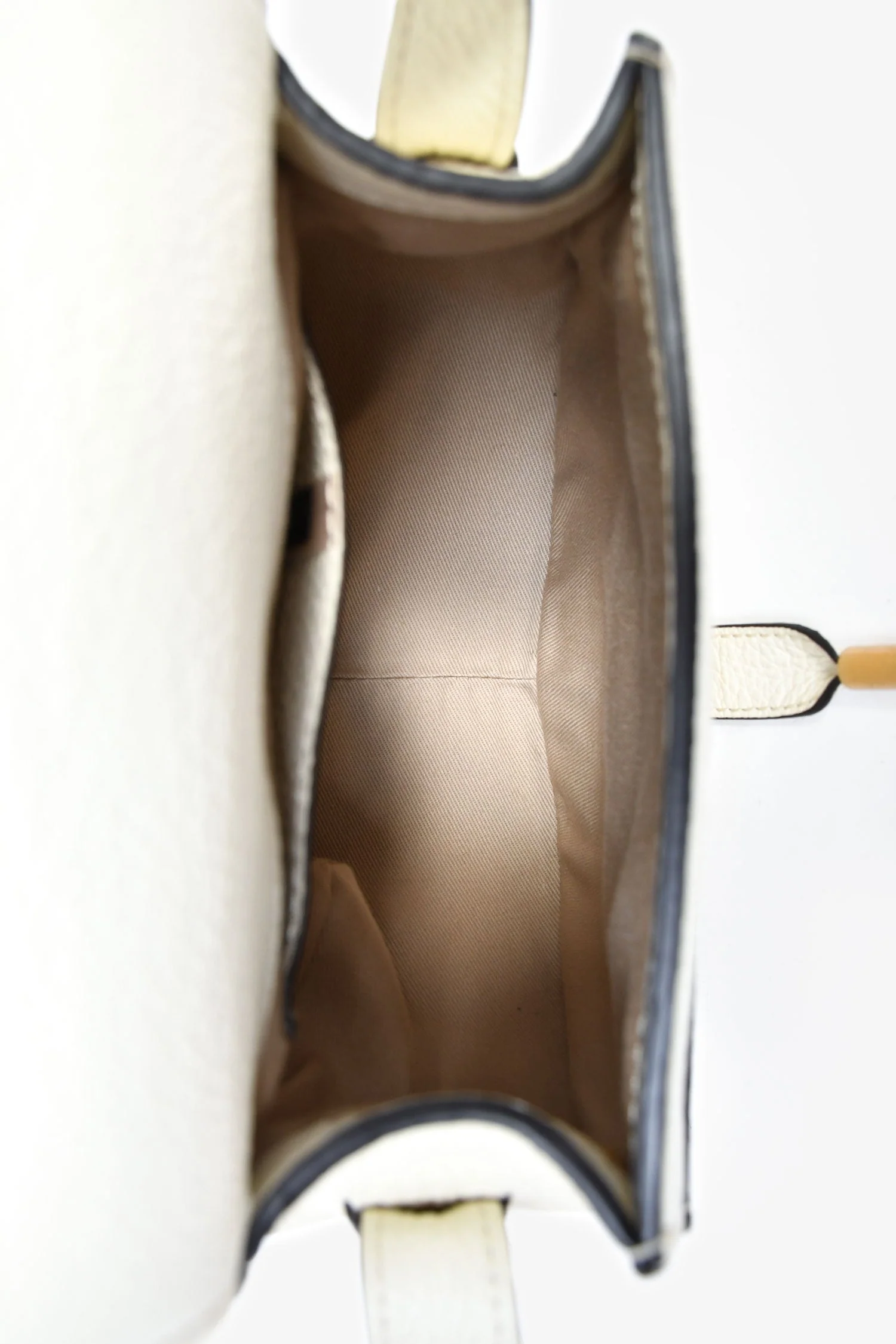Chloe Ivory Leather 'Marcie' Small Crossbody Bag - Image 6