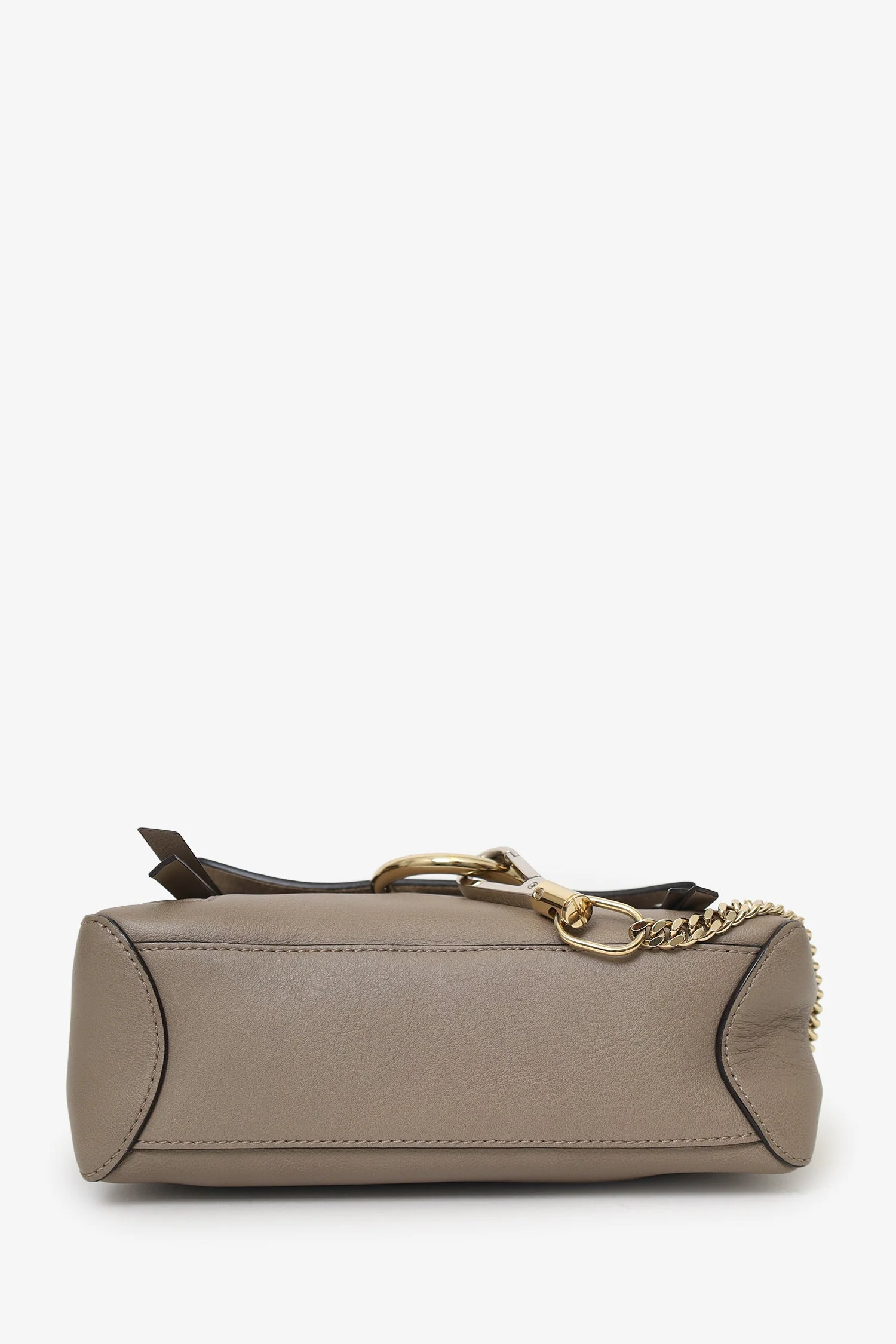 Chloe Taupe Leather Mini Faye Day Bag - Image 5