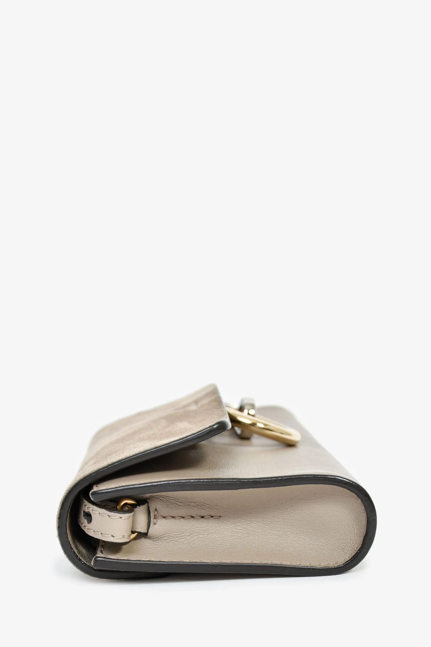 Chloé Taupe Leather/Suede 'Faye' Crossbody Bag - Image 4