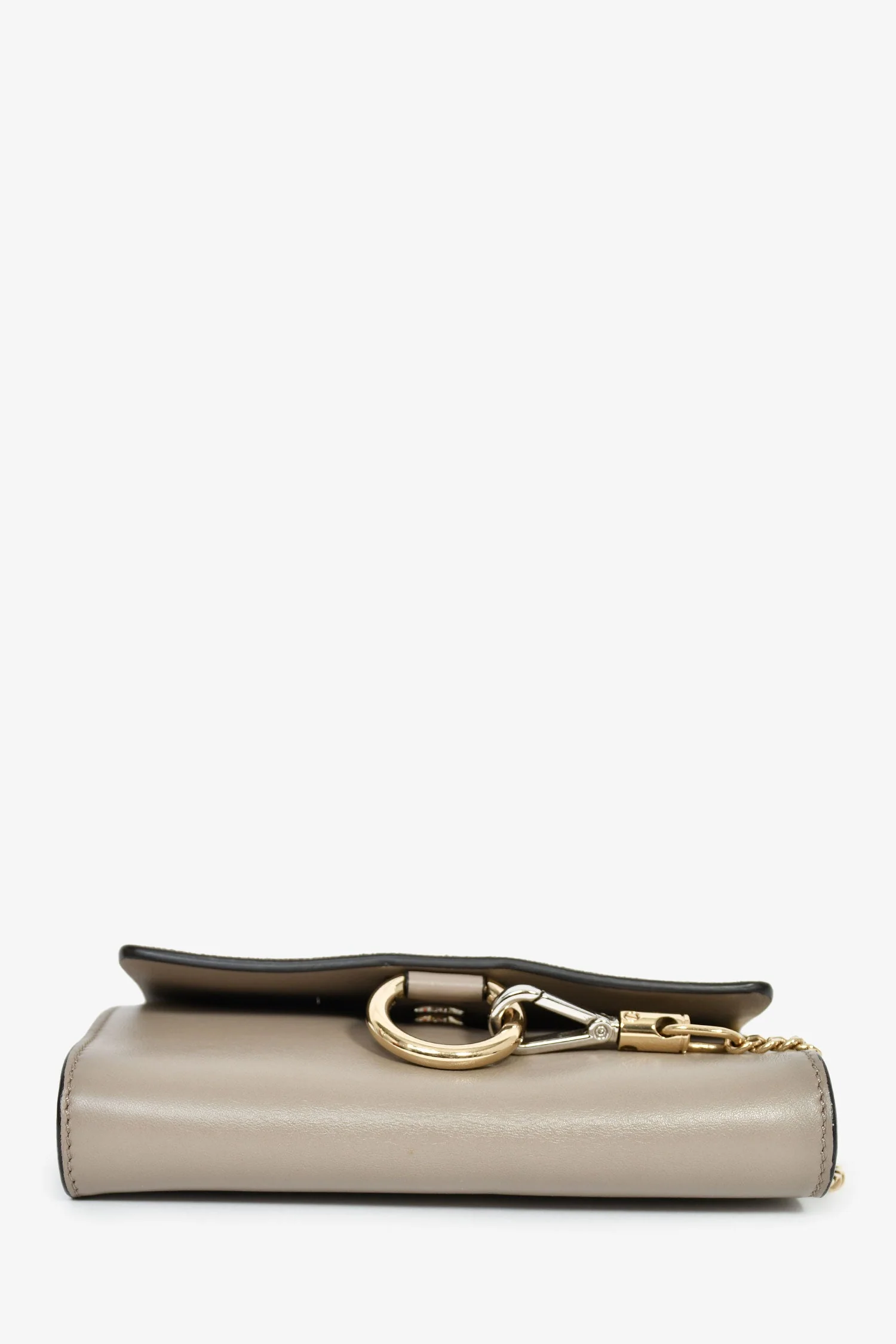 Chloé Taupe Leather/Suede 'Faye' Crossbody Bag - Image 5