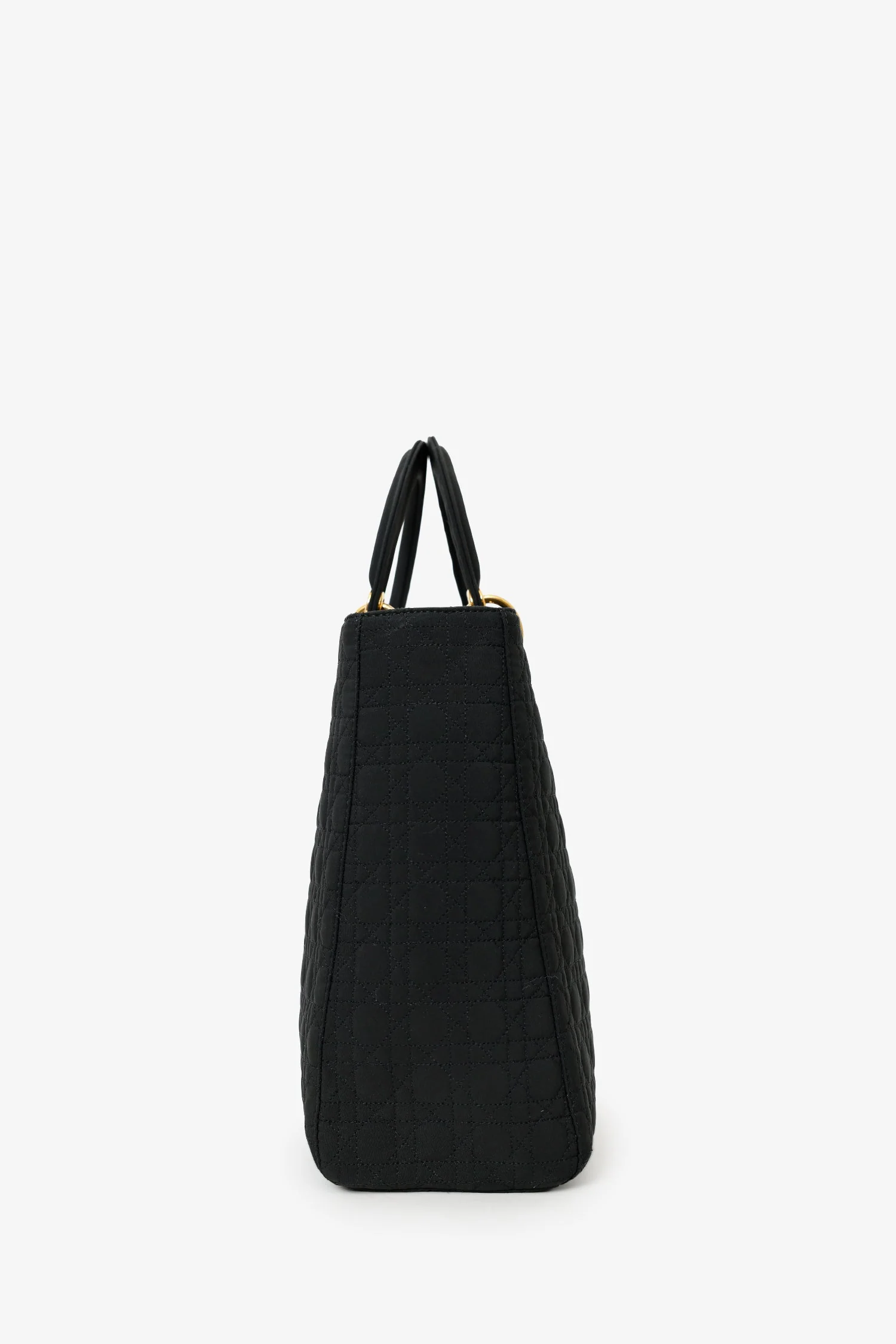 Christian Dior 1999 Nylon Cannage Large Lady Dior Bag - Image 2