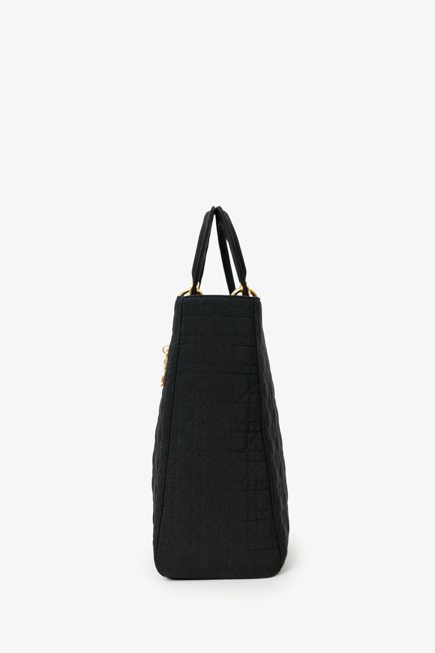 Christian Dior 1999 Nylon Cannage Large Lady Dior Bag - Image 4