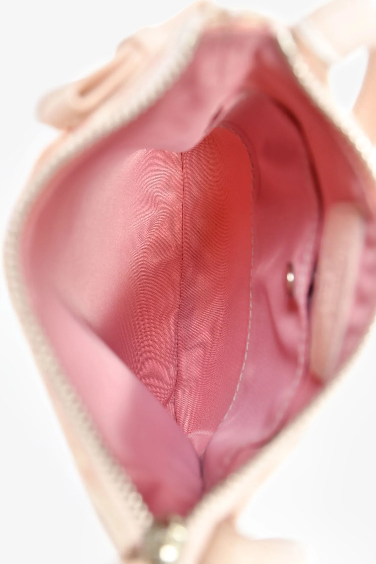 Christian Dior 2000s Pink Oblique Canvas Mini Pouch Crossbody - Image 6