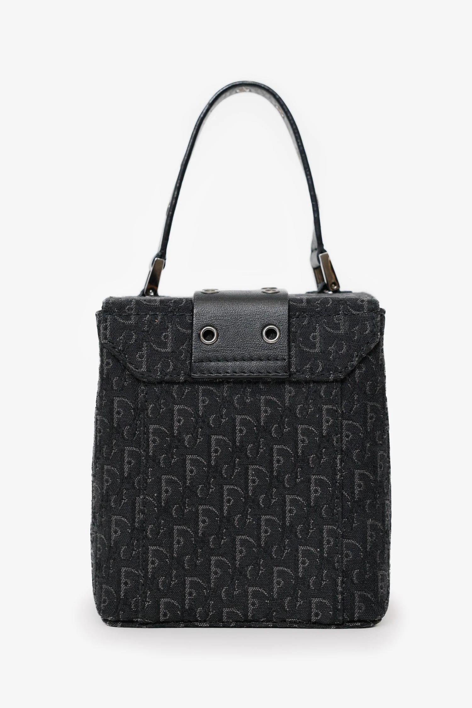 Christian Dior 2002 Black Oblique Canvas Trotter Street Chic' Handbag - Image 2