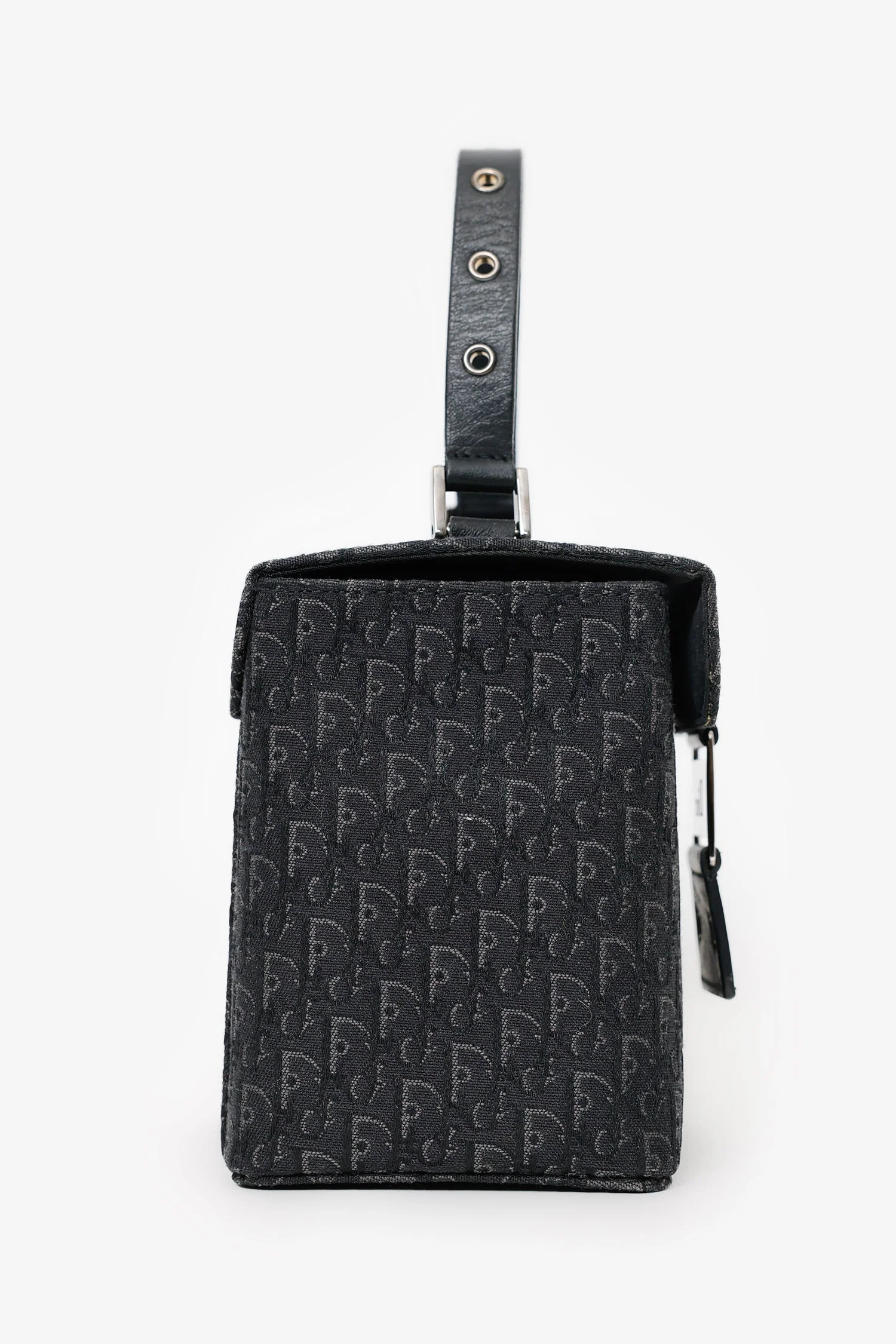 Christian Dior 2002 Black Oblique Canvas Trotter Street Chic' Handbag - Image 3
