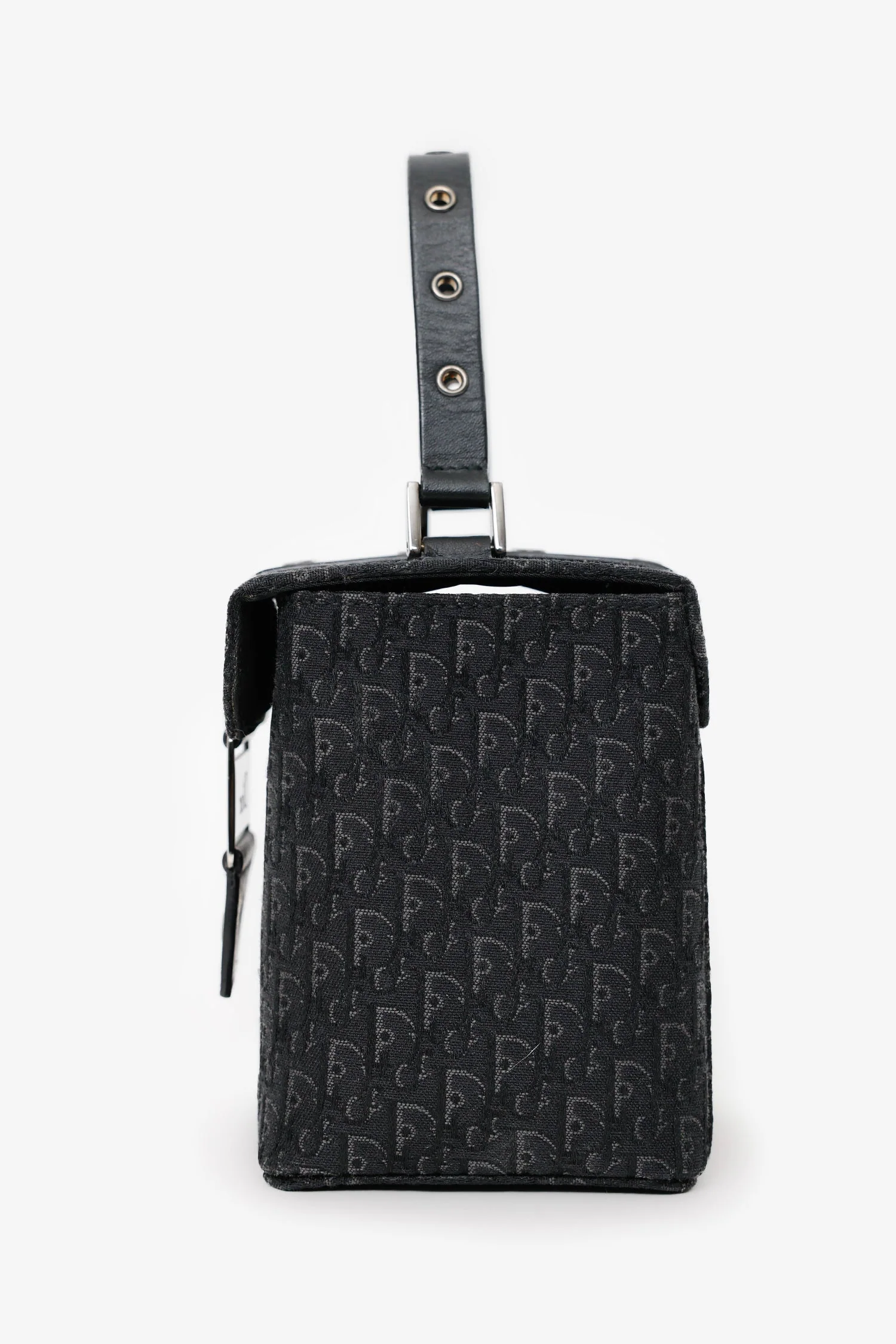 Christian Dior 2002 Black Oblique Canvas Trotter Street Chic' Handbag - Image 4