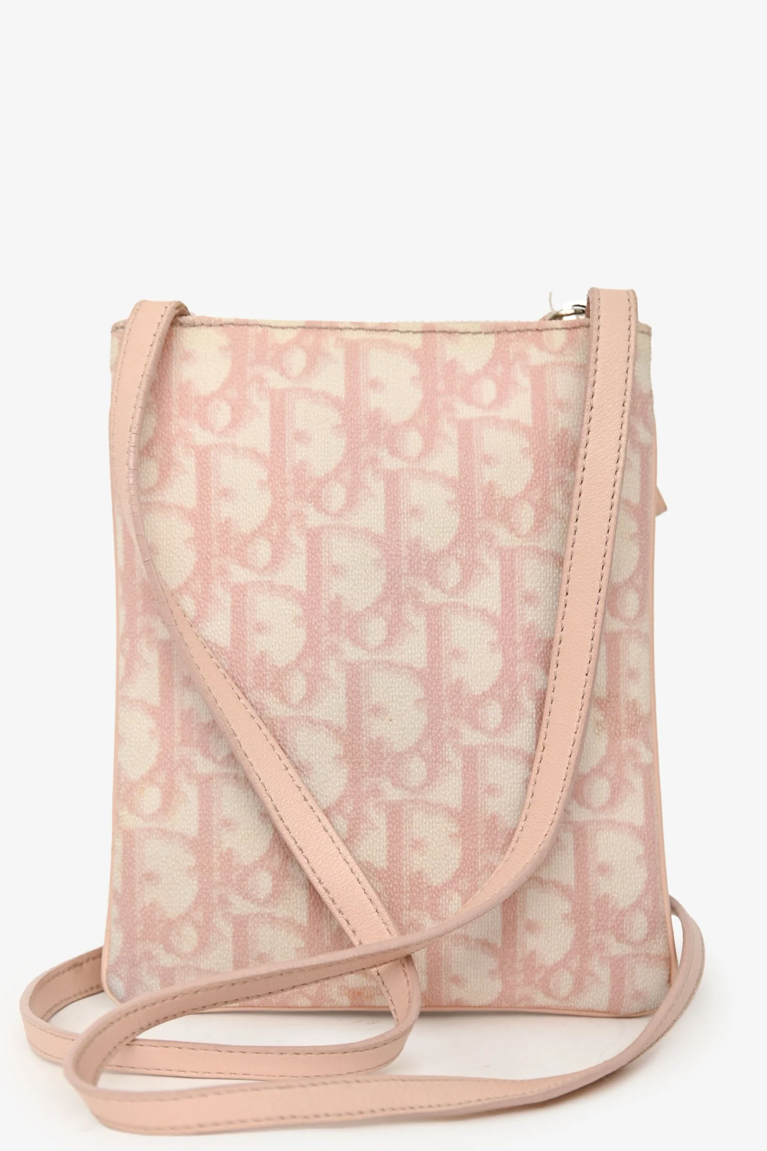 Christian Dior 2006 Pink Canvas Monogram Diorissimo Girly Crossbody Bag - Image 2