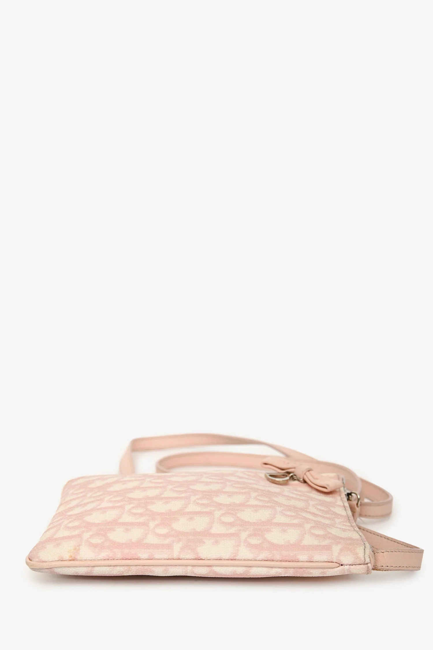 Christian Dior 2006 Pink Canvas Monogram Diorissimo Girly Crossbody Bag - Image 4