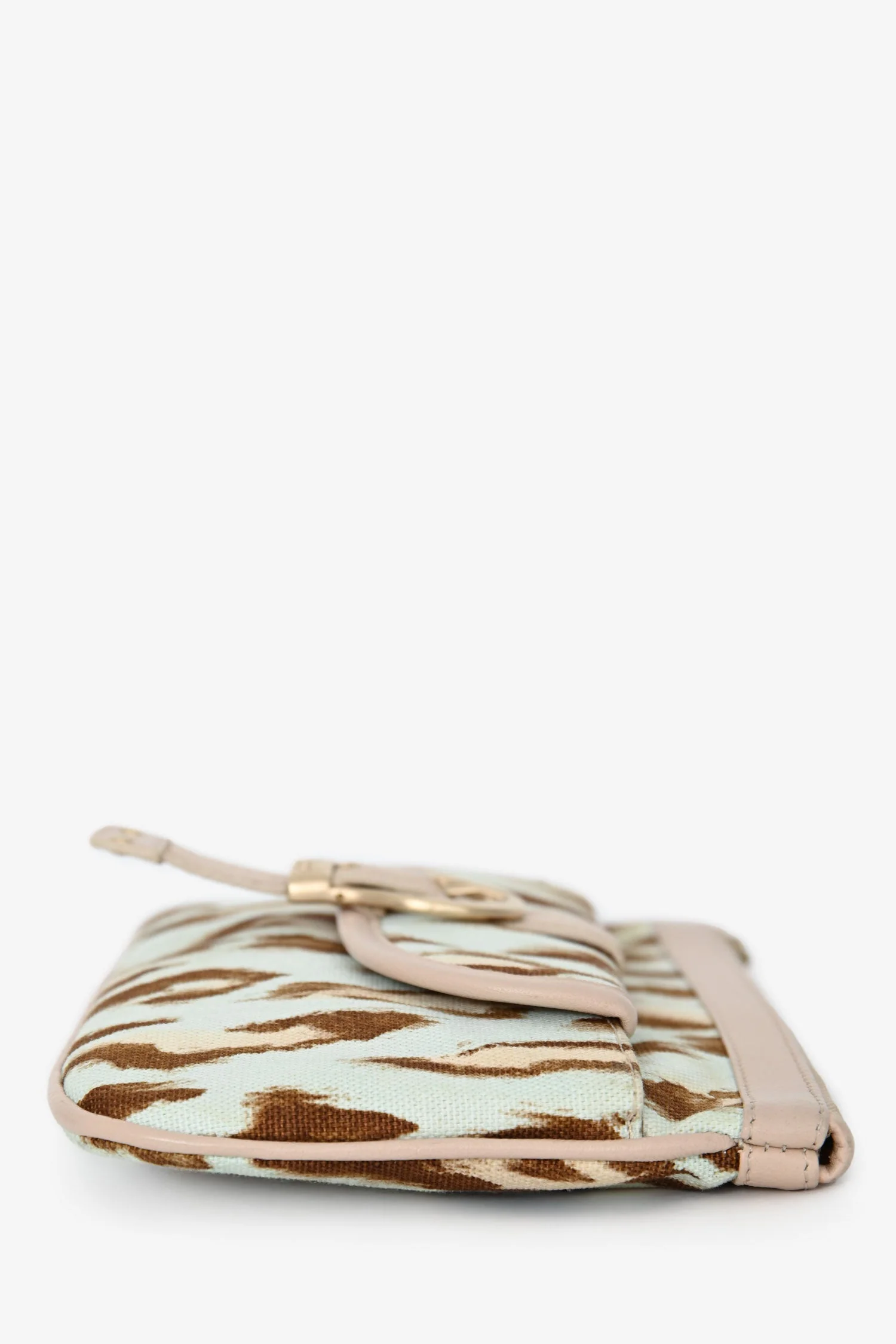 Christian Dior 2007 Animal Print Canvas Clutch - Image 3