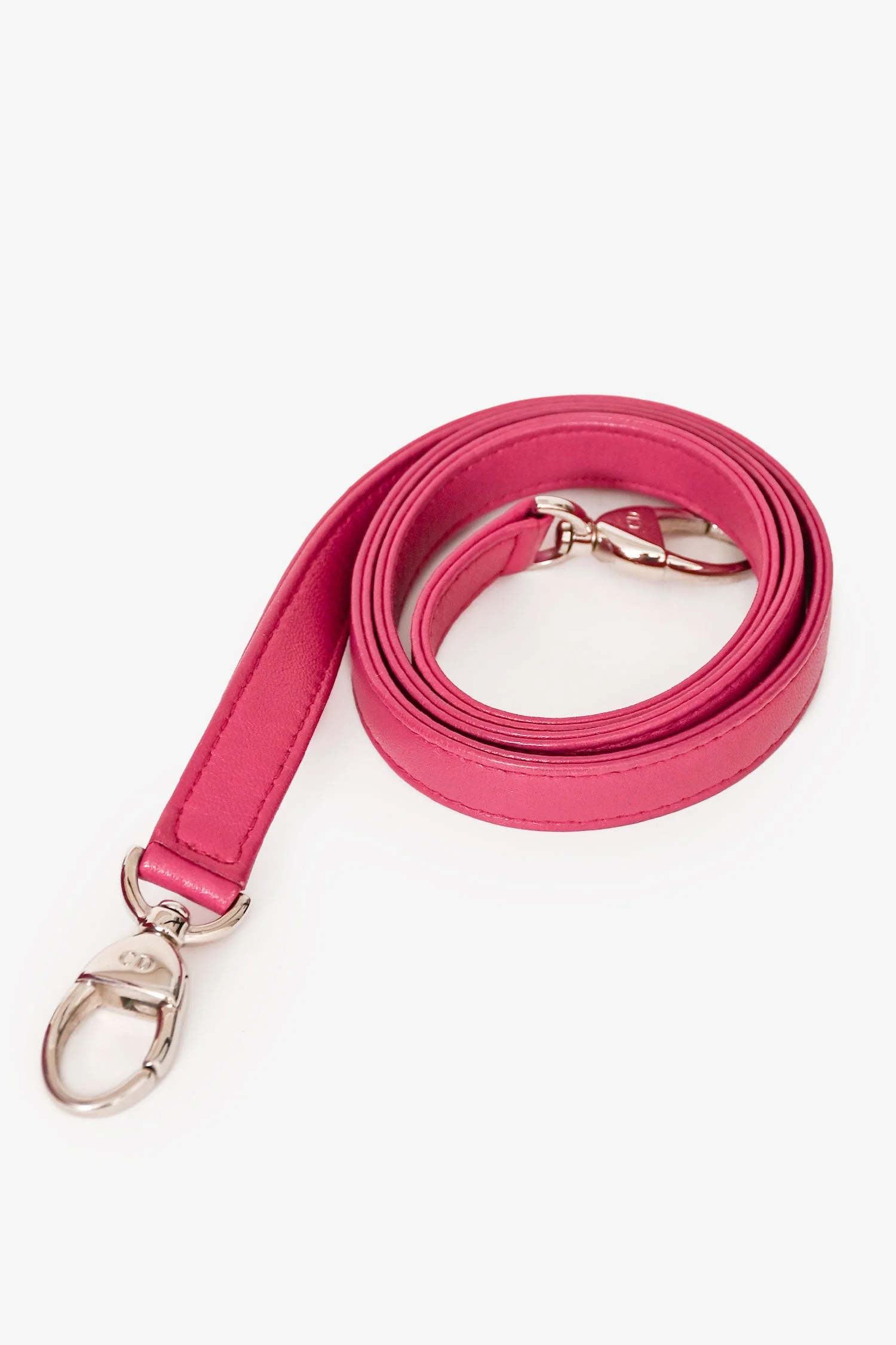 Christian Dior 2013 Pink Cannage Leather Lady Dior Top Handle with Strap - Image 8