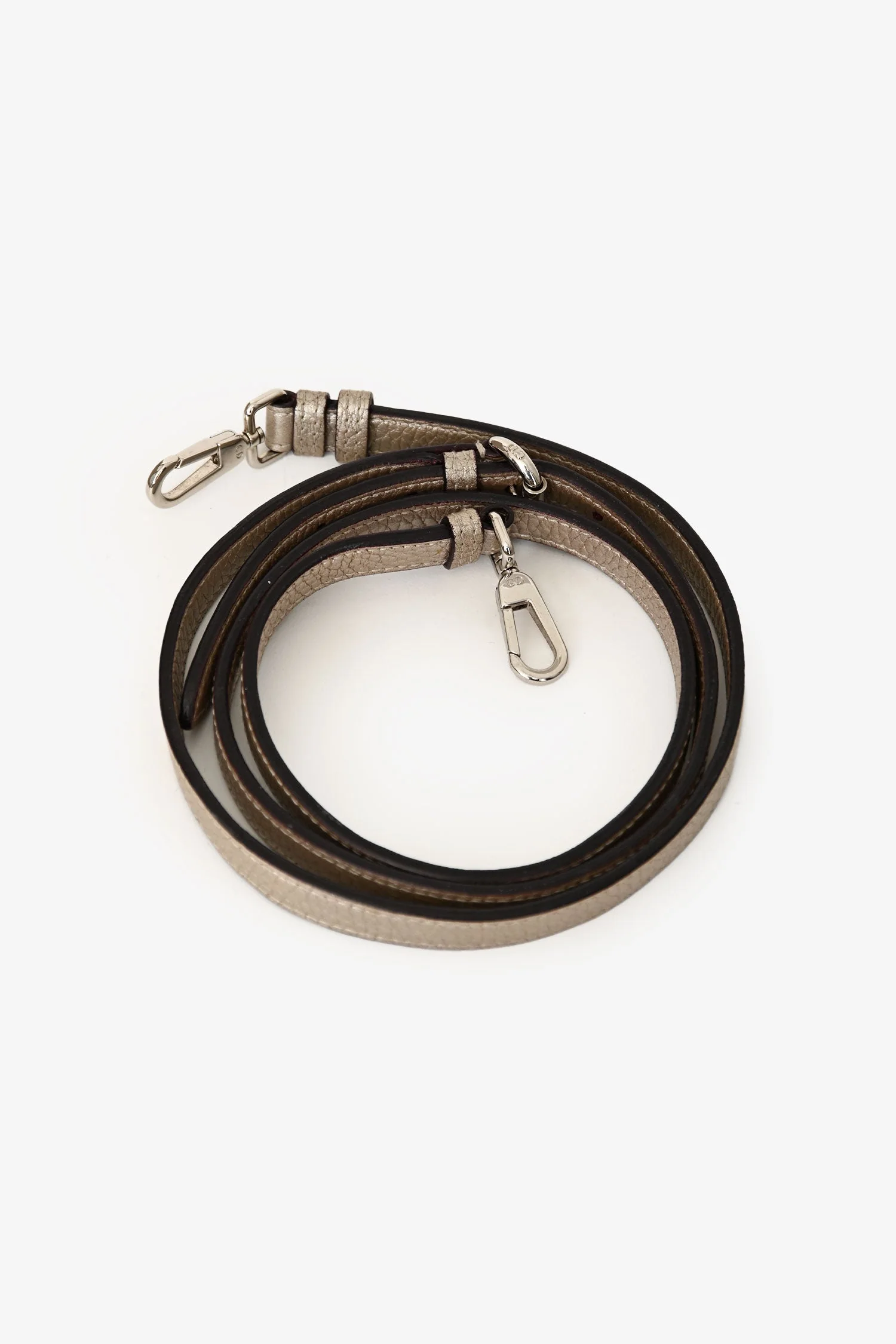 Christian Dior 2014 Gold Leather Mini Diorissimo Top Handle with Strap - Image 7