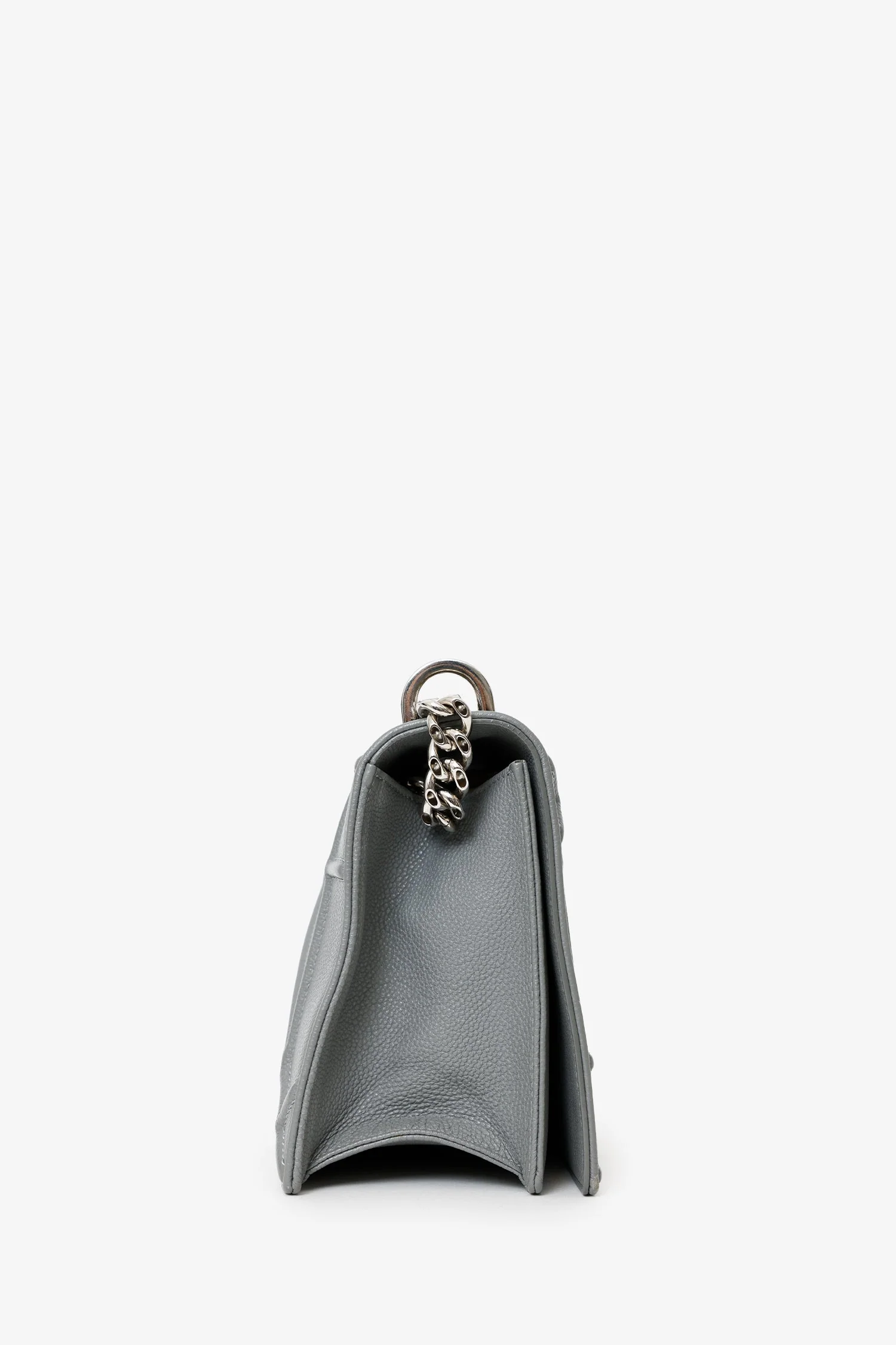 Christian Dior 2015 Grey Grained Leather Medium Diorama Shoulder Bag - Image 2